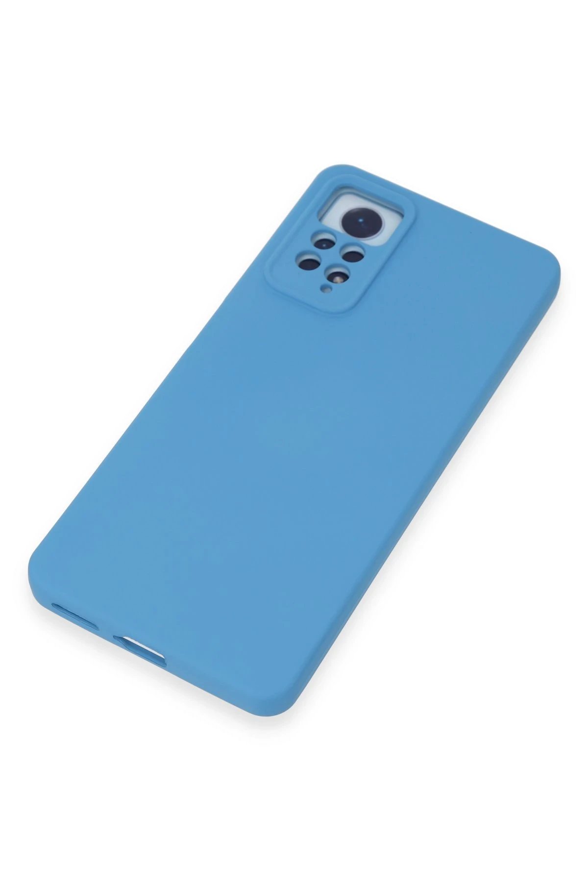 Newface Xiaomi Redmi Note 12 Pro 4G Kılıf Nano içi Kadife Silikon - Mavi