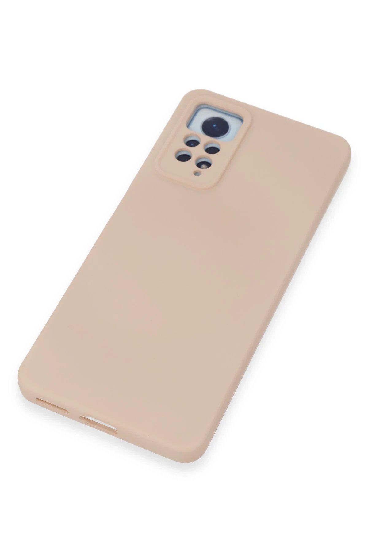 Newface Xiaomi Redmi Note 12 Pro 4G Kılıf Nano içi Kadife Silikon - Pudra