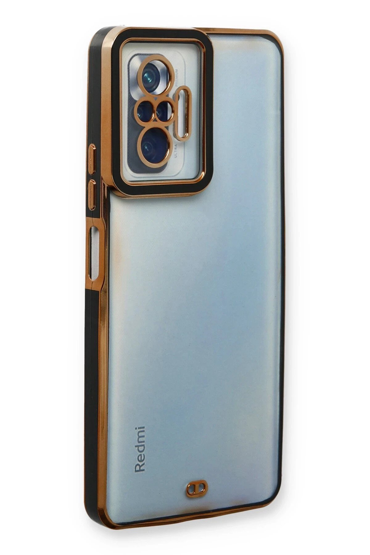 Newface Xiaomi Redmi Note 10 Pro Kılıf Liva Lens Silikon - Siyah