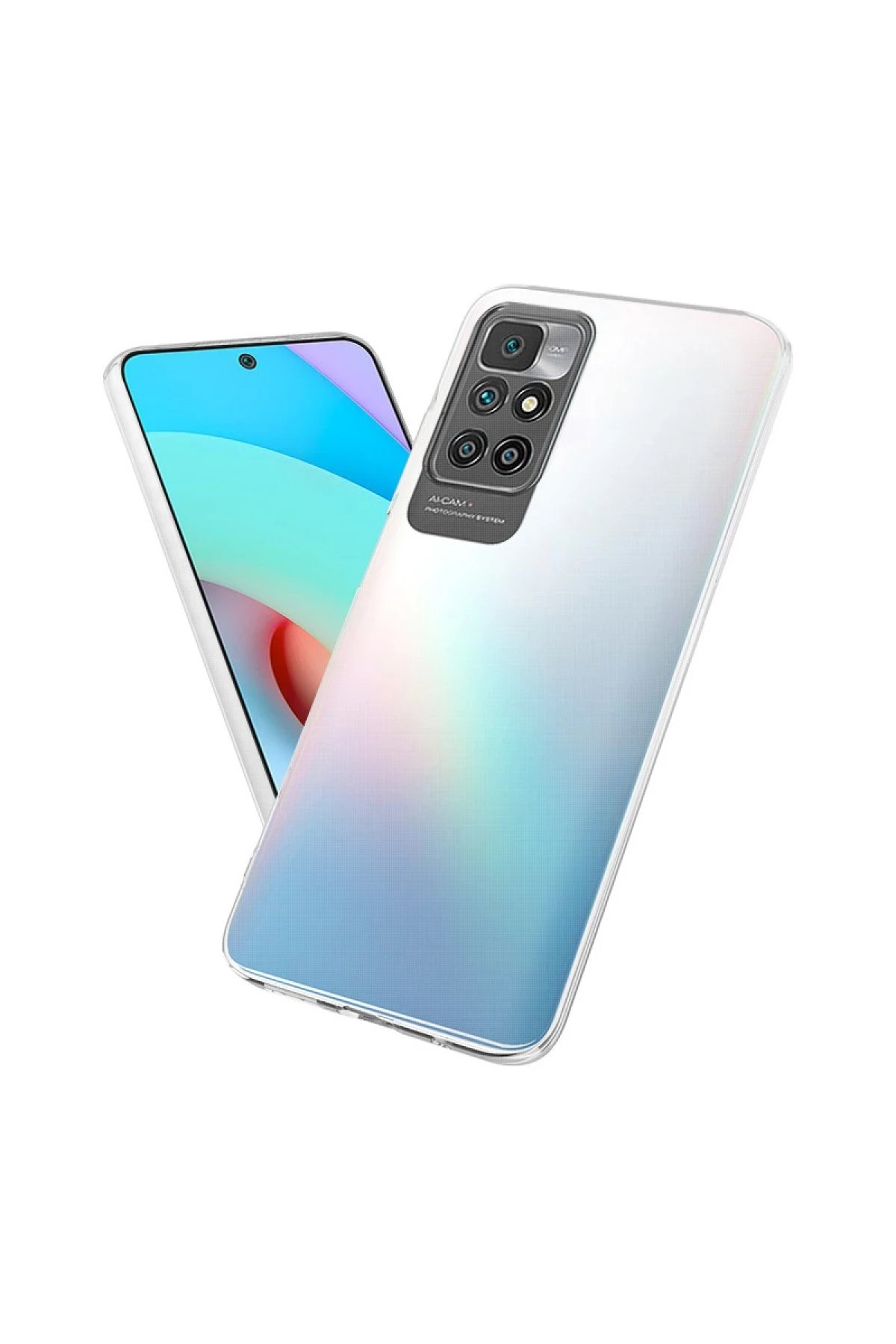 Newface Xiaomi Redmi 10 2022 Kılıf Lüx Şeffaf Silikon