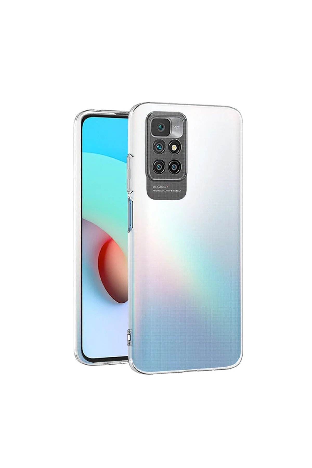 Newface Xiaomi Redmi 10 2022 Kılıf Lüx Şeffaf Silikon