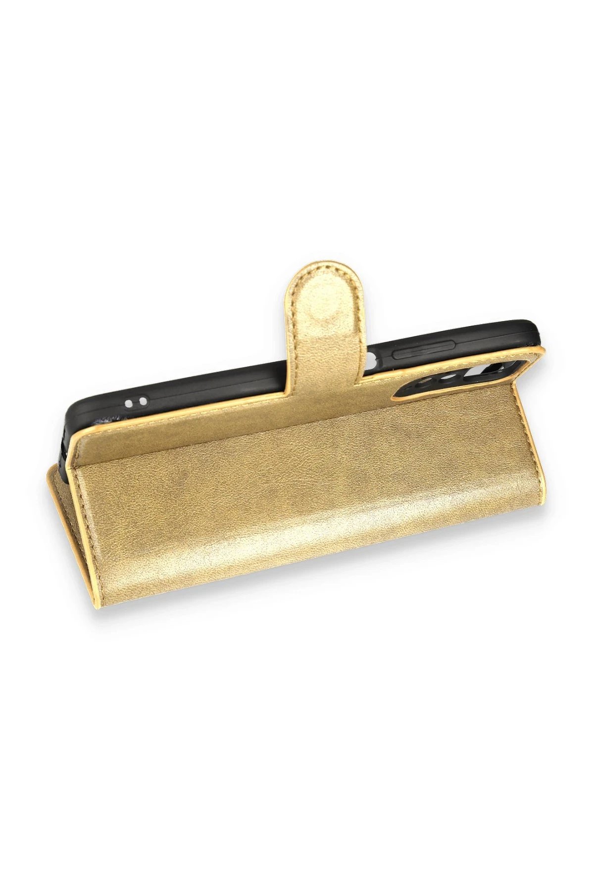 Newface Xiaomi Redmi Note 11 Pro Kılıf Trend S Plus Kapaklı Kılıf - Gold