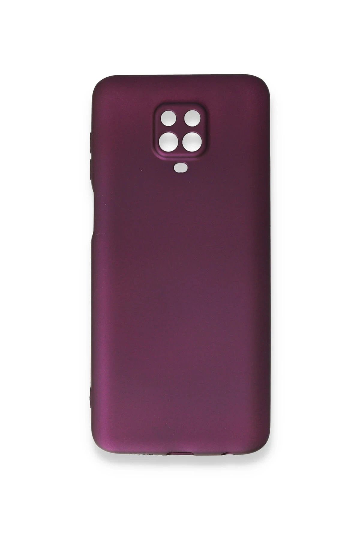 Newface Xiaomi Redmi Note 9 Pro Kılıf First Silikon - Mürdüm