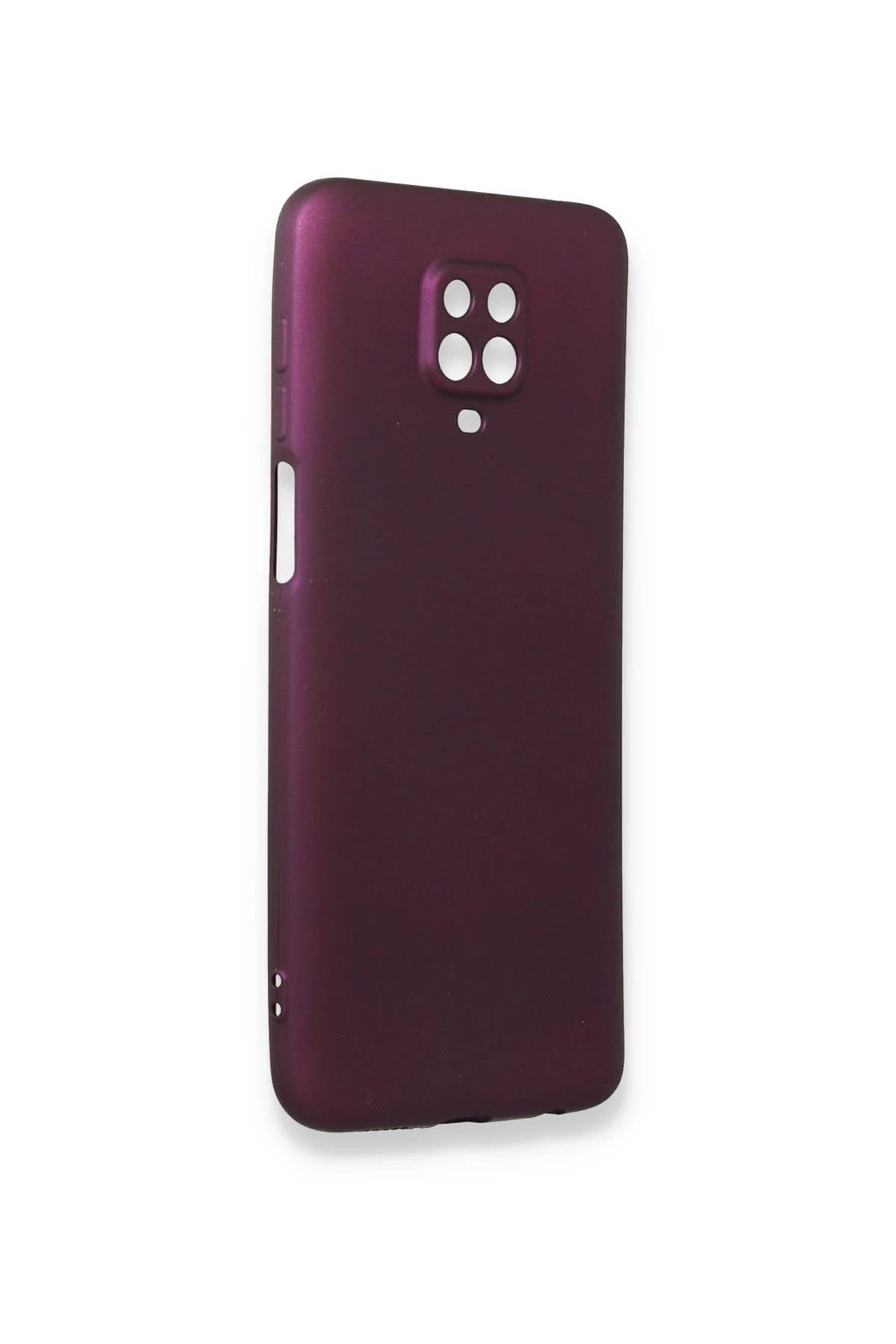 Newface Xiaomi Redmi Note 9 Pro Kılıf First Silikon - Mürdüm