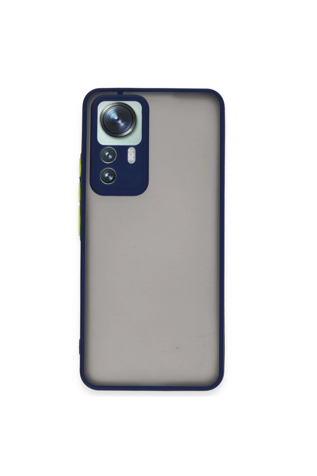 Newface Xiaomi Mi 12T Pro Kılıf Montreal Silikon Kapak - Lacivert