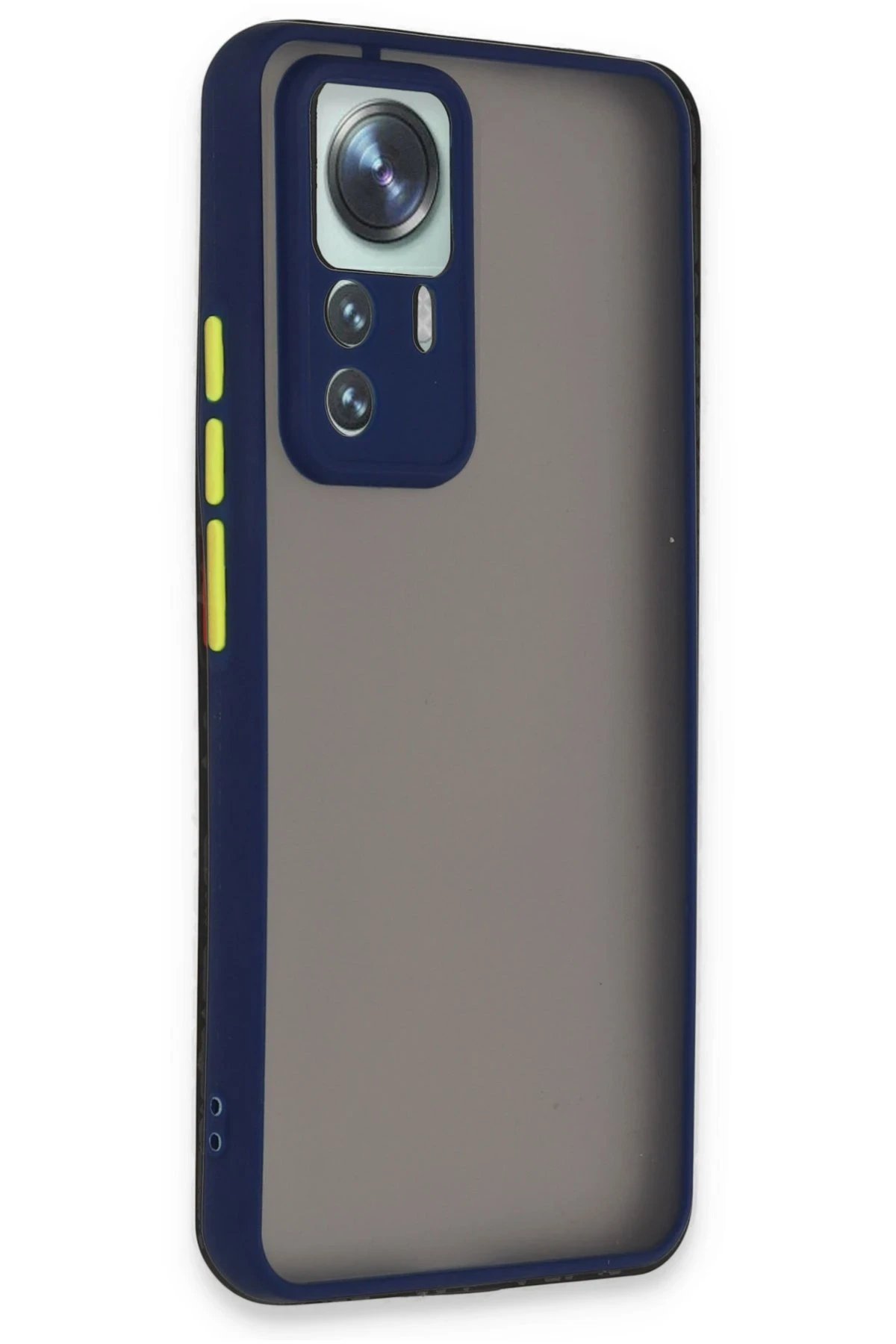 Newface Xiaomi Mi 12T Pro Kılıf Montreal Silikon Kapak - Lacivert