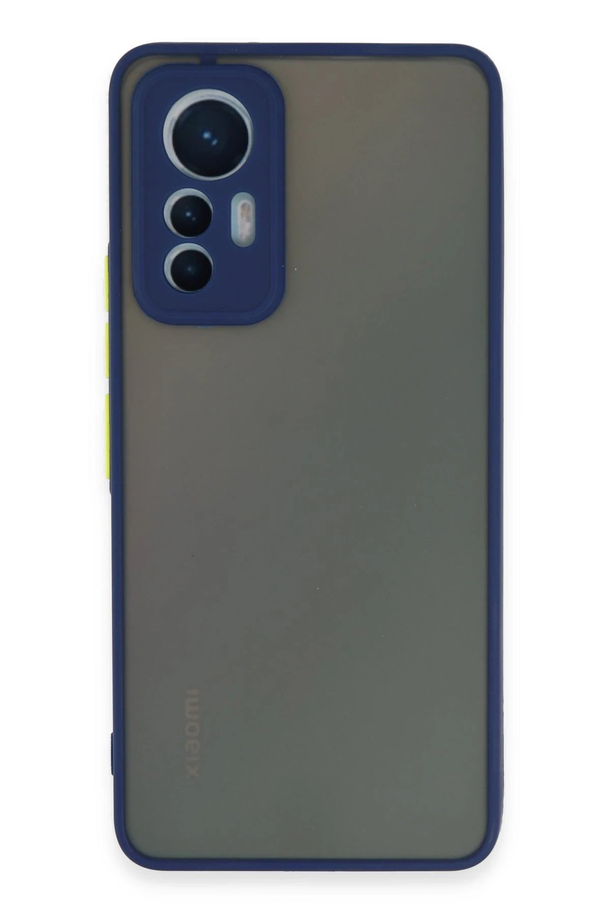 Newface Xiaomi Mi 12 Lite Kılıf Montreal Silikon Kapak - Lacivert