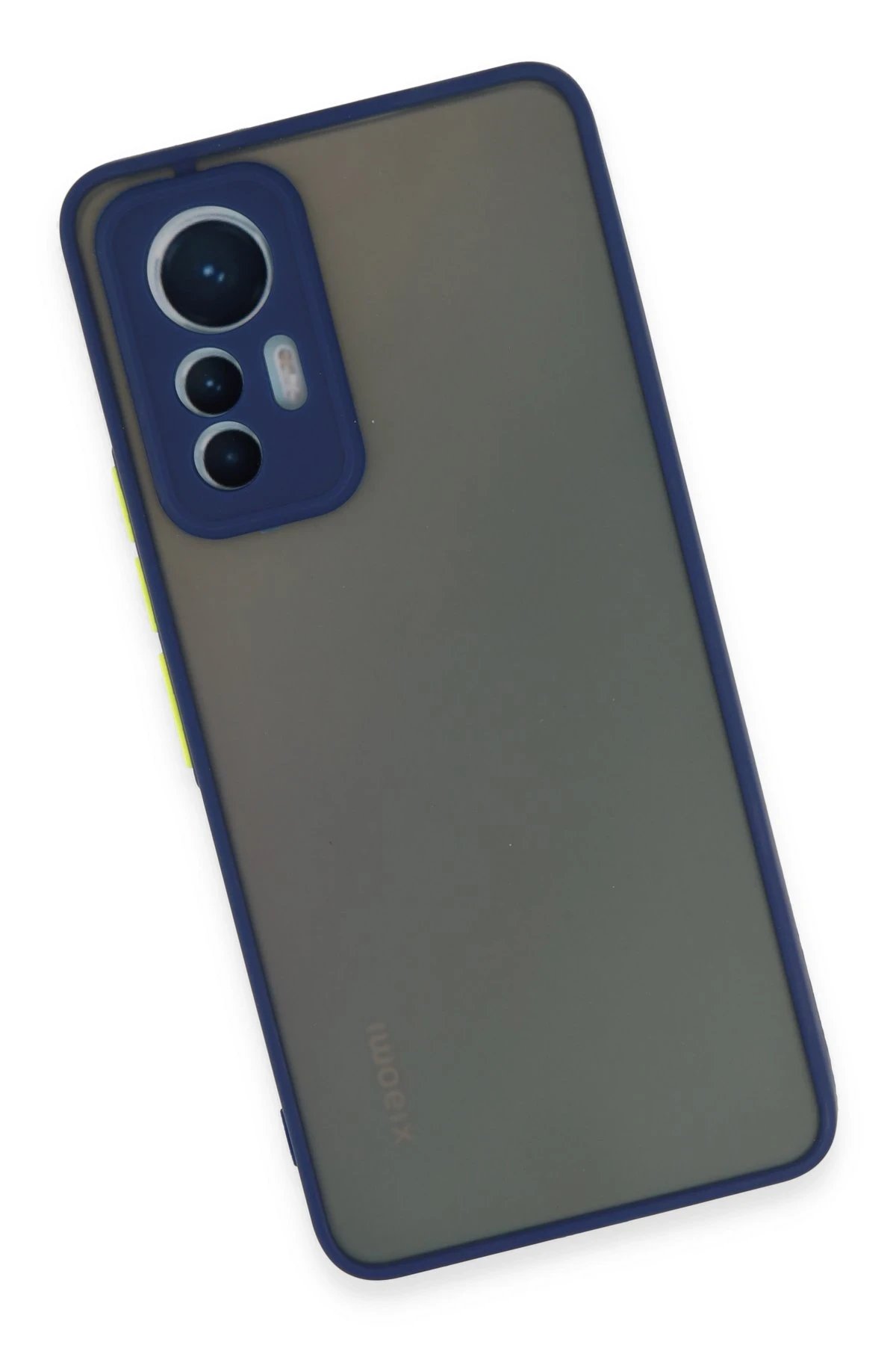 Newface Xiaomi Mi 12 Lite Kılıf Montreal Silikon Kapak - Lacivert