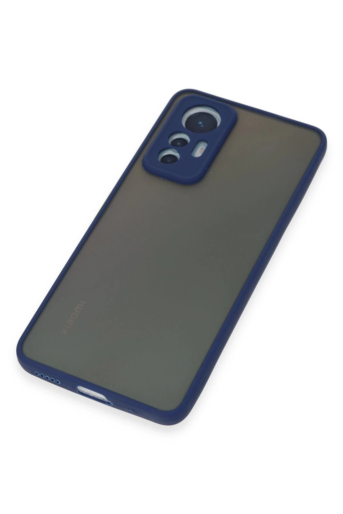 Newface Xiaomi Mi 12 Lite Kılıf Montreal Silikon Kapak - Lacivert