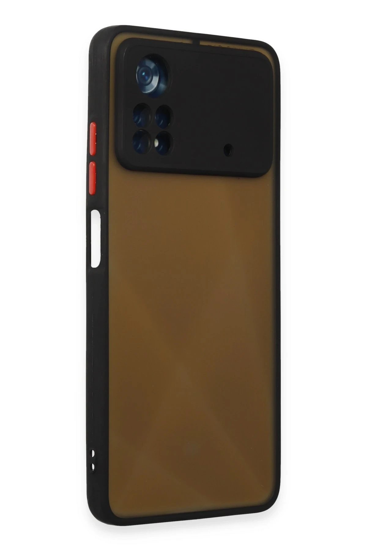 Newface Xiaomi Poco X4 Pro 5G Kılıf Montreal Silikon Kapak - Siyah