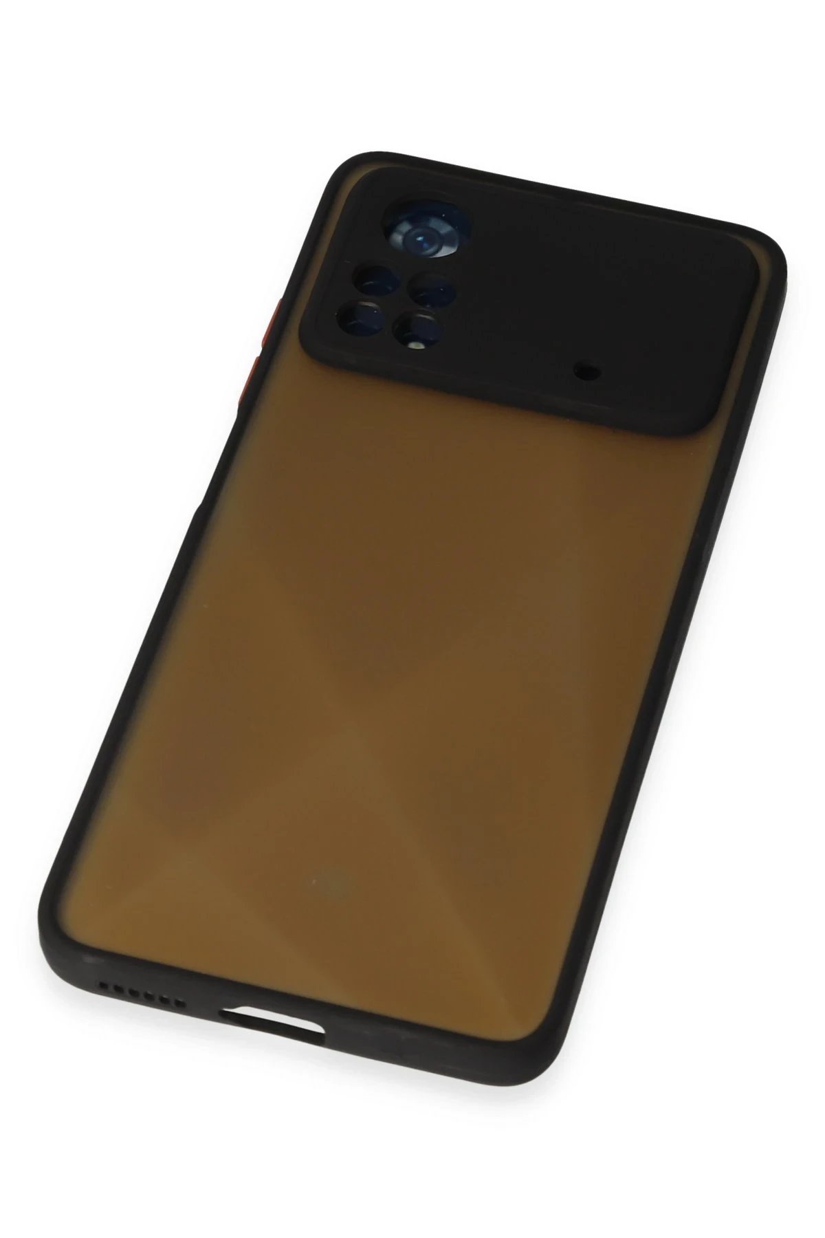 Newface Xiaomi Poco X4 Pro 5G Kılıf Montreal Silikon Kapak - Siyah