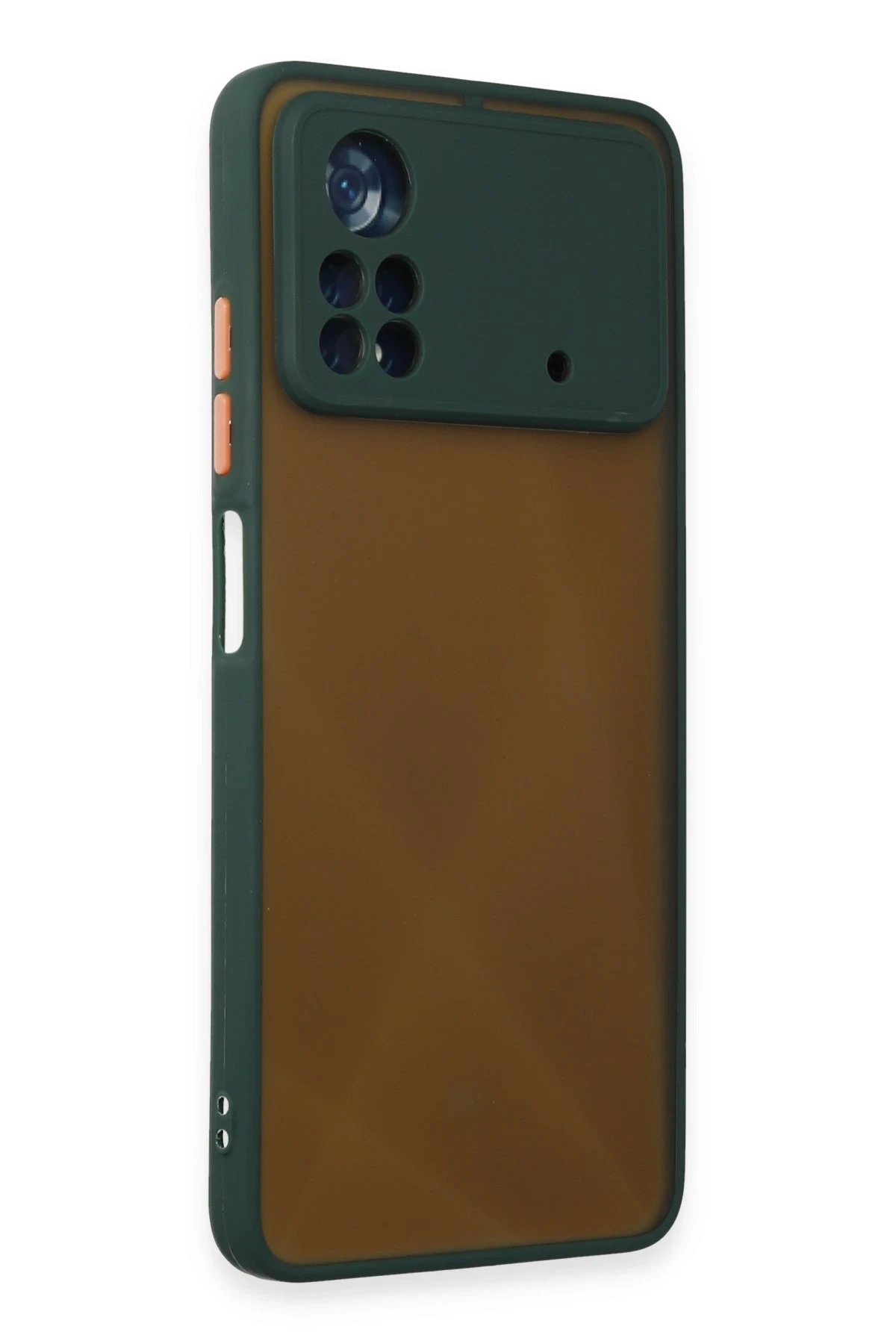 Newface Xiaomi Poco X4 Pro 5G Kılıf Montreal Silikon Kapak - Yeşil