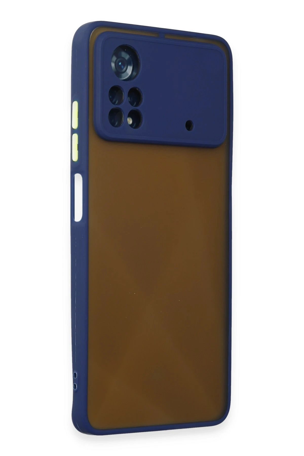 Newface Xiaomi Poco X4 Pro 5G Kılıf Montreal Silikon Kapak - Lacivert