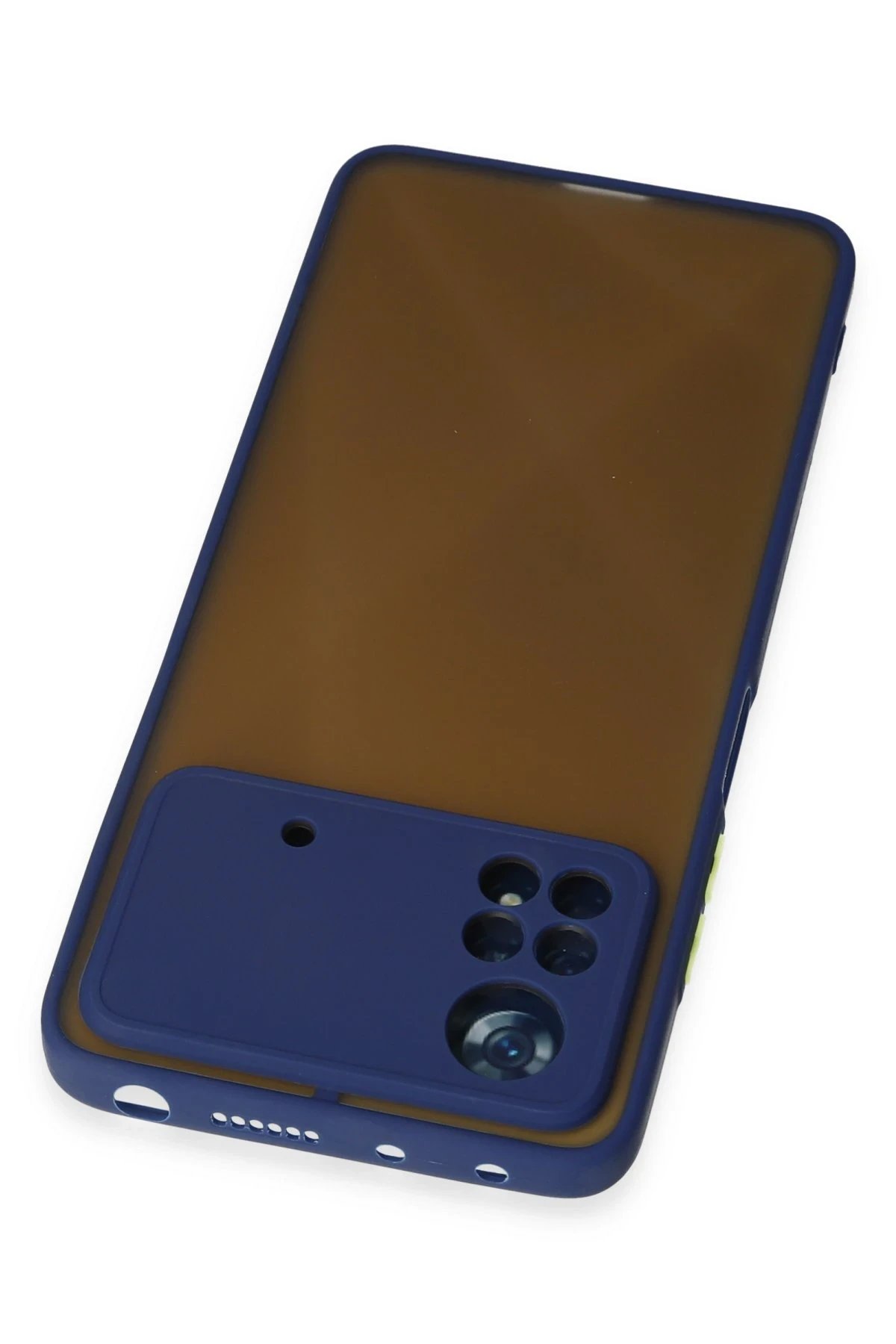 Newface Xiaomi Poco X4 Pro 5G Kılıf Montreal Silikon Kapak - Lacivert