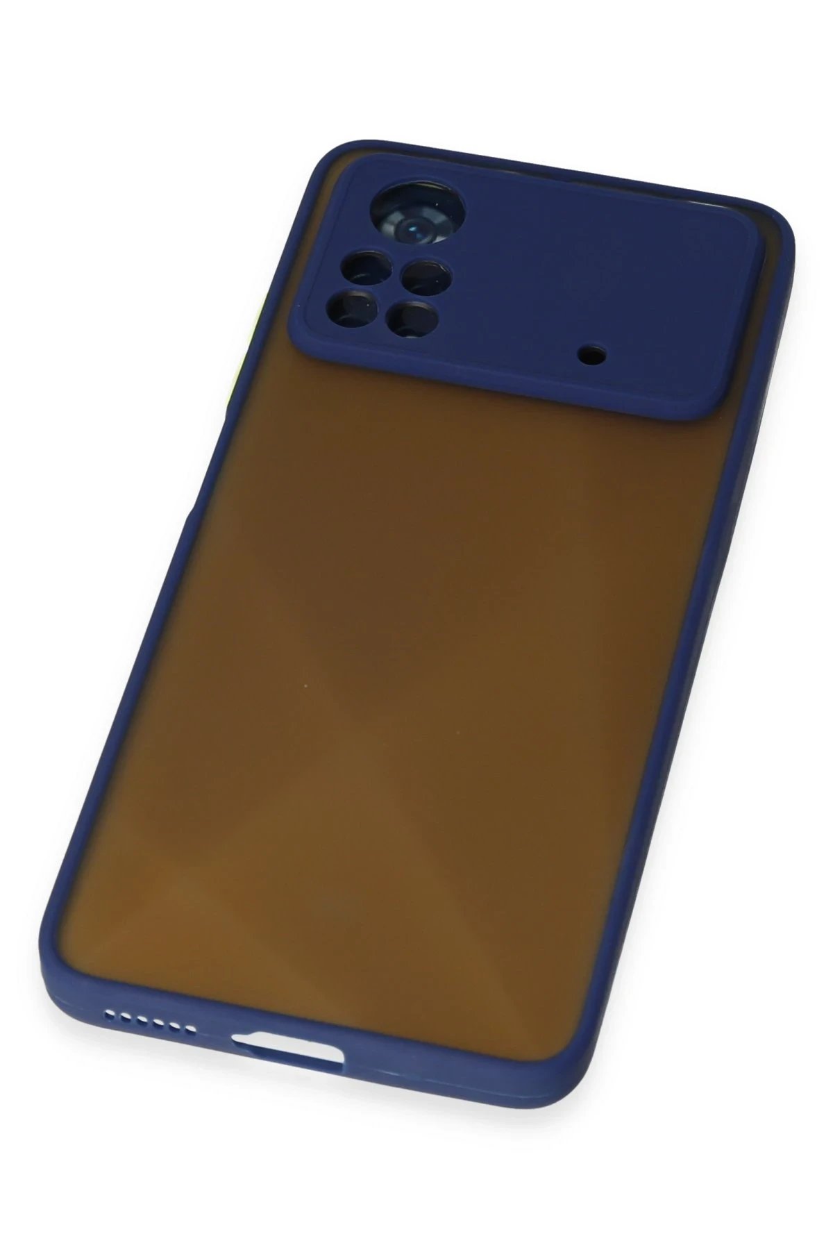 Newface Xiaomi Poco X4 Pro 5G Kılıf Montreal Silikon Kapak - Lacivert