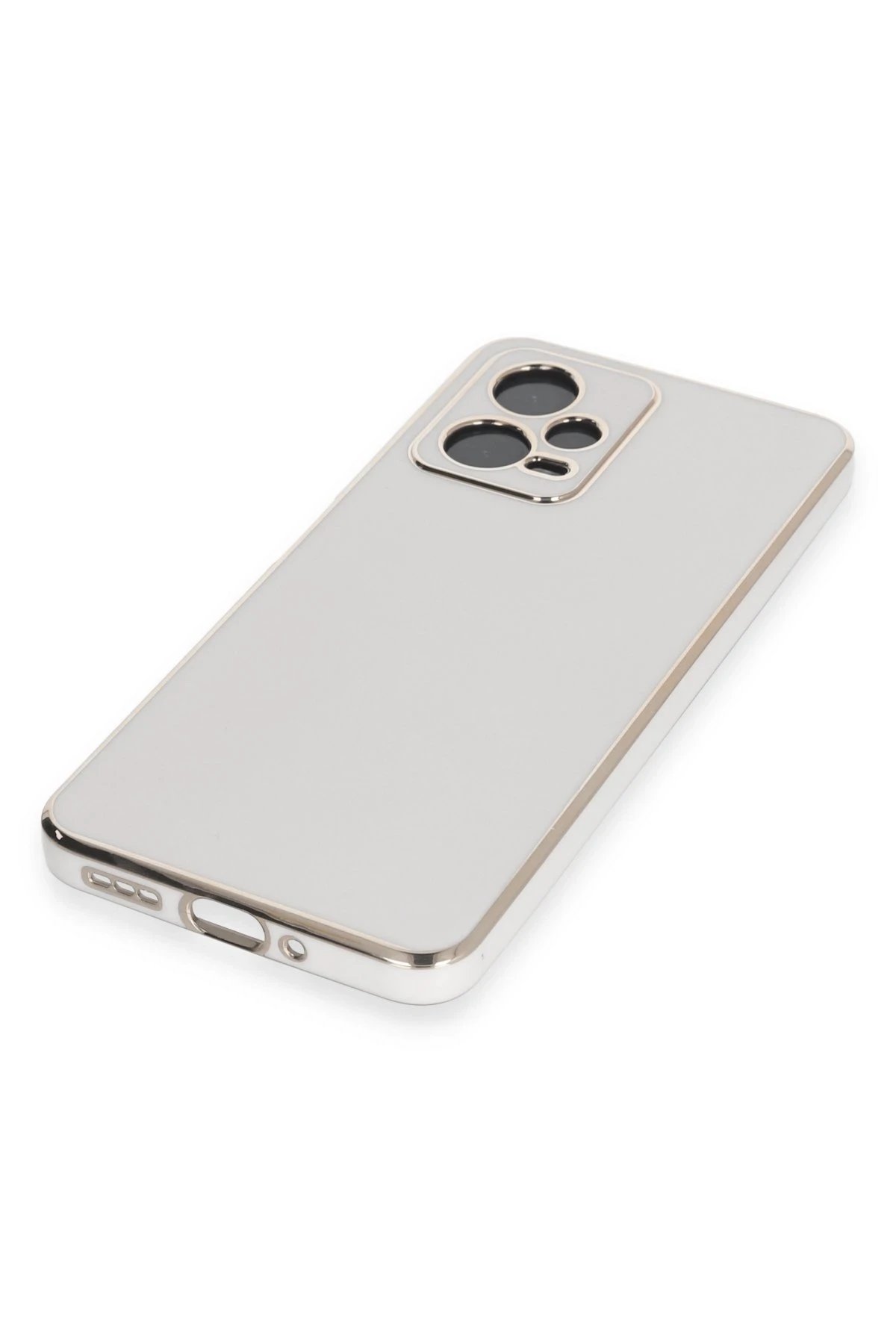 Newface Xiaomi Poco X5 5G Kılıf Volet Silikon - Beyaz