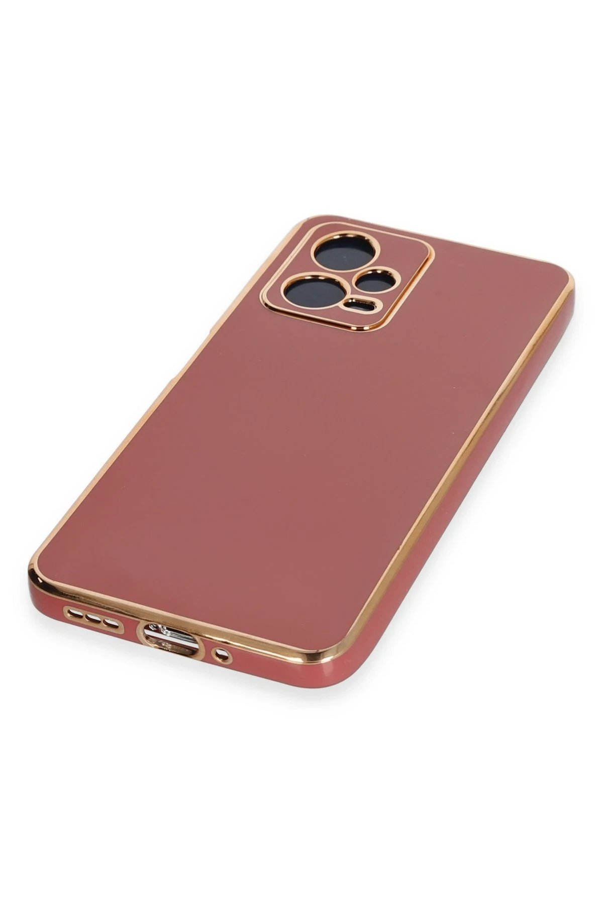 Newface Xiaomi Poco X5 5G Kılıf Volet Silikon - Kırmızı