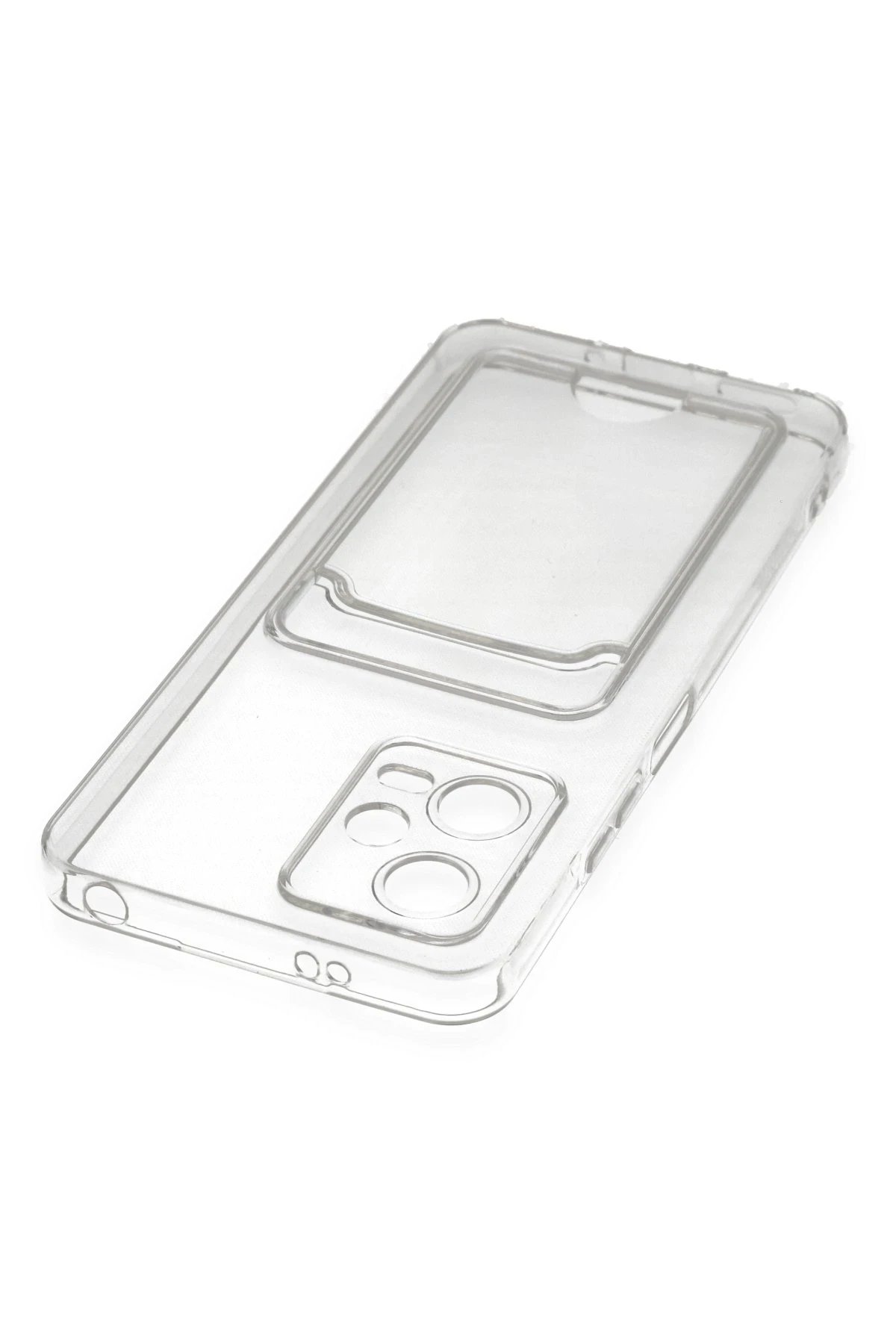 Newface Xiaomi Poco X5 5G Kılıf Kart Şeffaf Silikon - Şeffaf