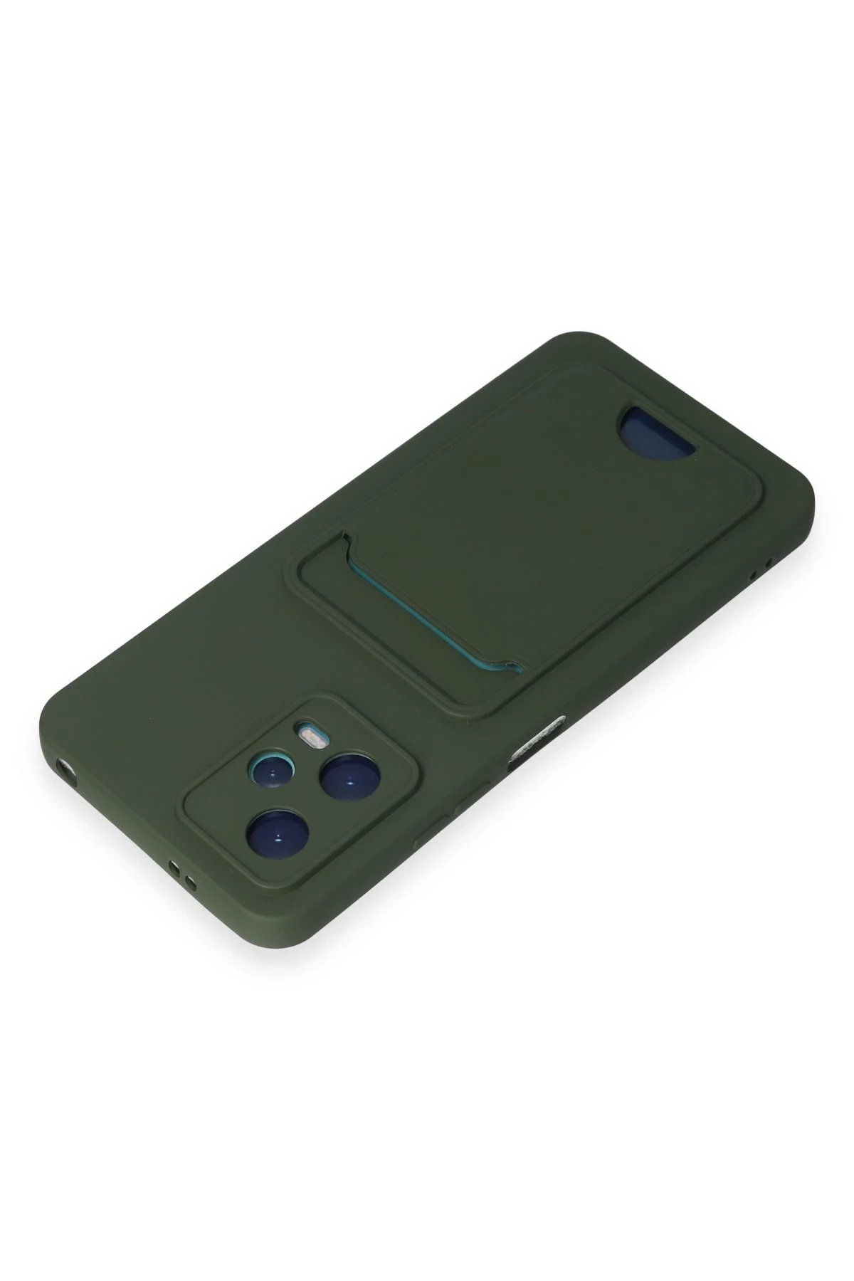 Newface Xiaomi Poco X5 5G Kılıf Kelvin Kartvizitli Silikon - Koyu Yeşil