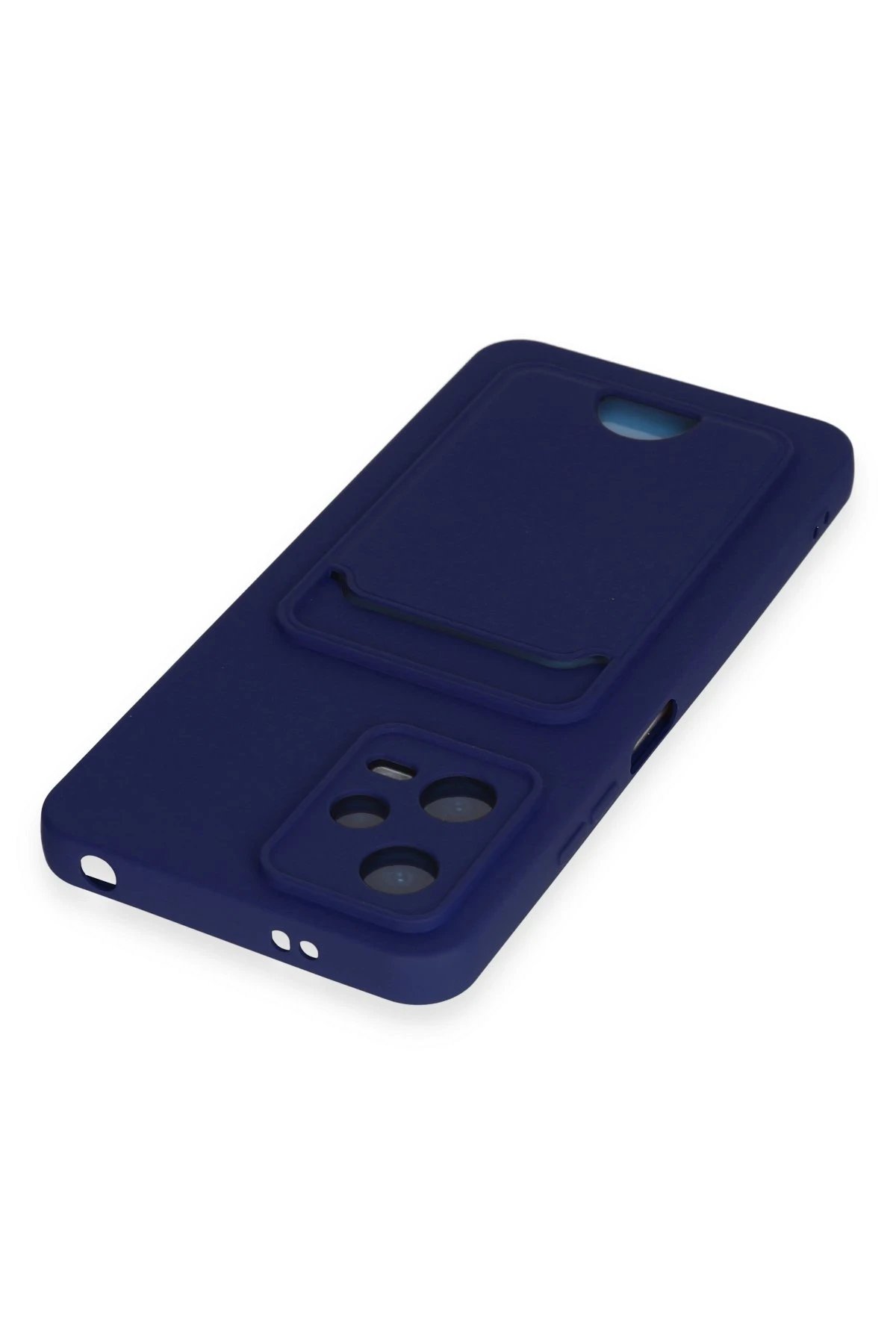 Newface Xiaomi Poco X5 5G Kılıf Kelvin Kartvizitli Silikon - Lacivert