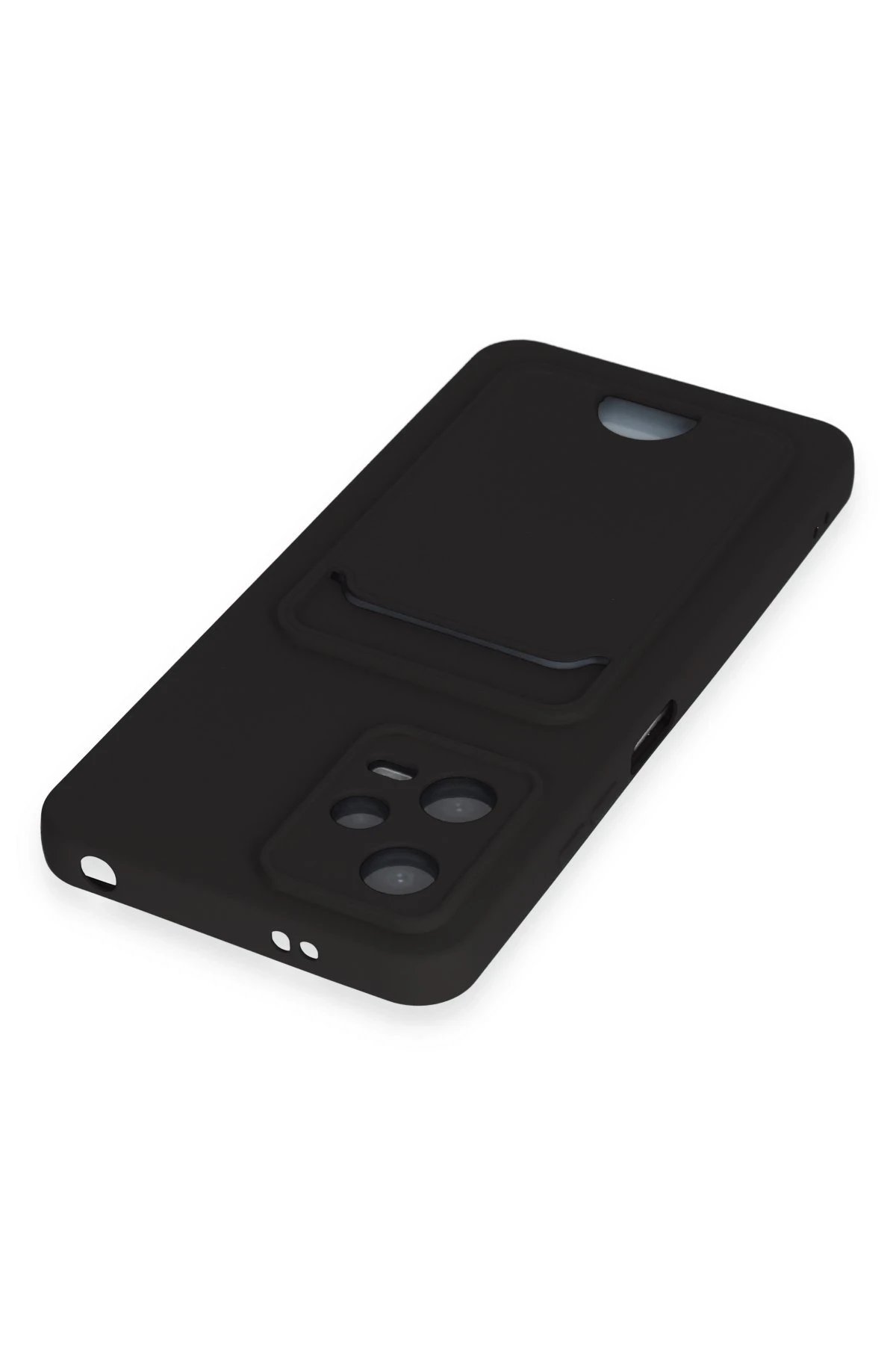 Newface Xiaomi Poco X5 5G Kılıf Kelvin Kartvizitli Silikon - Siyah