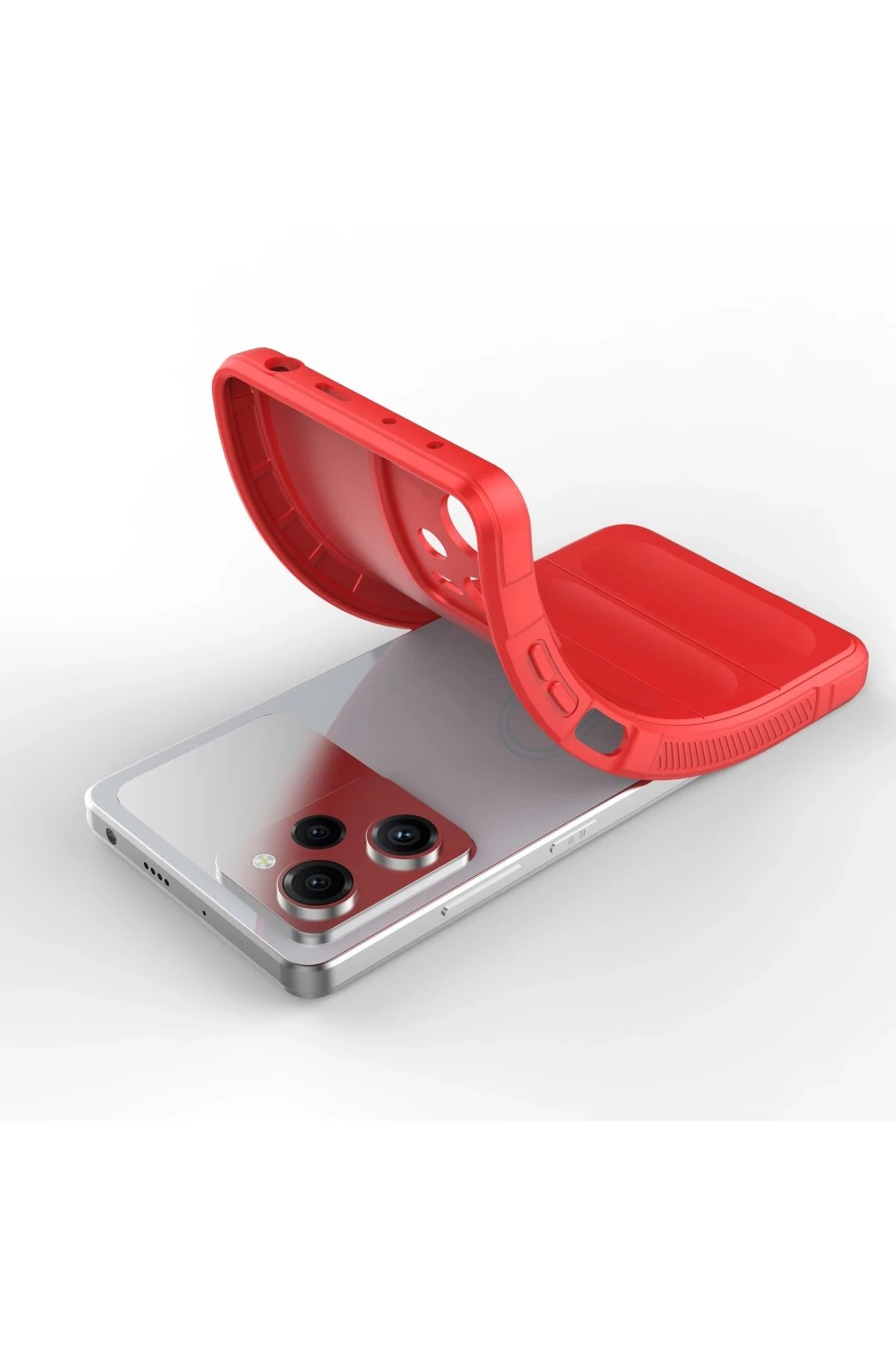 Newface Xiaomi Poco X5 5G Kılıf Optimum Silikon - Kırmızı