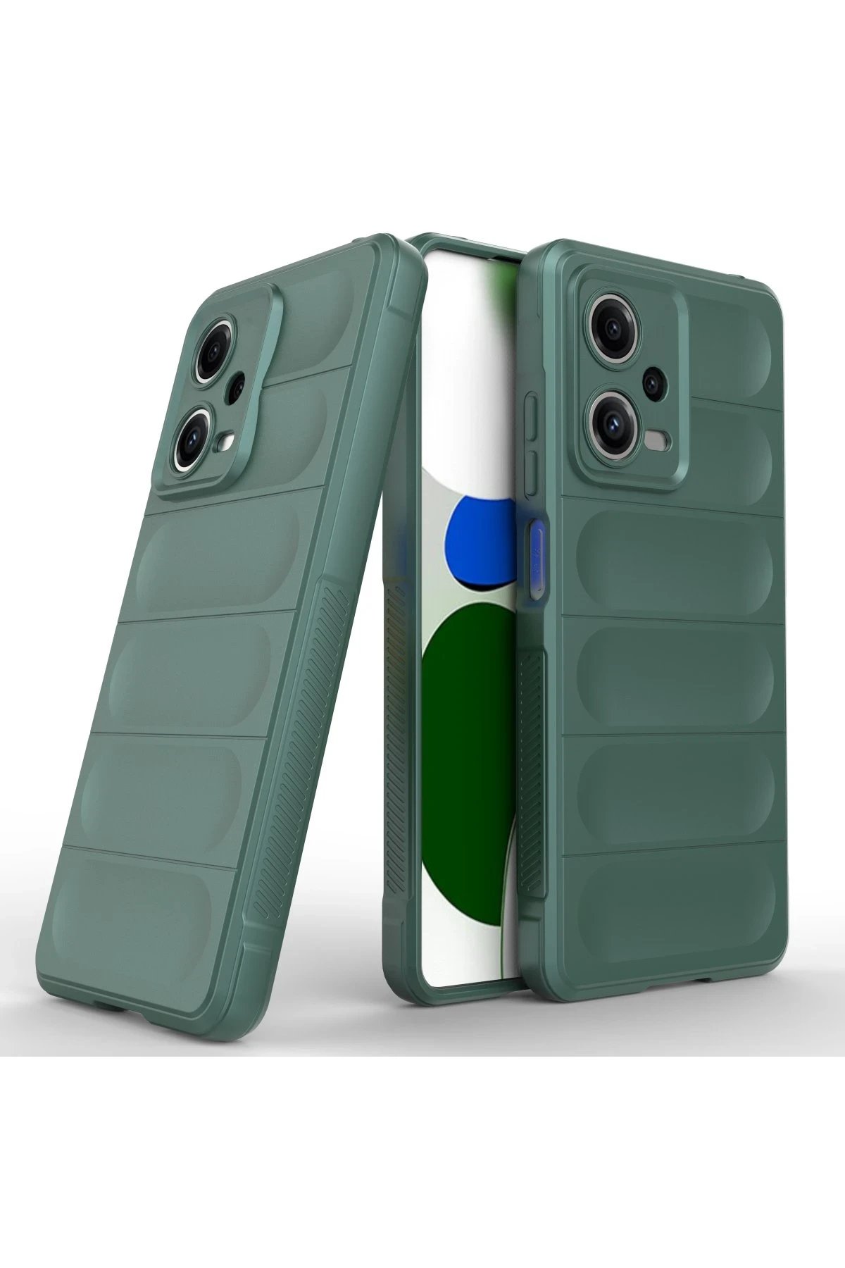 Newface Xiaomi Poco X5 5G Kılıf Optimum Silikon - Koyu Yeşil