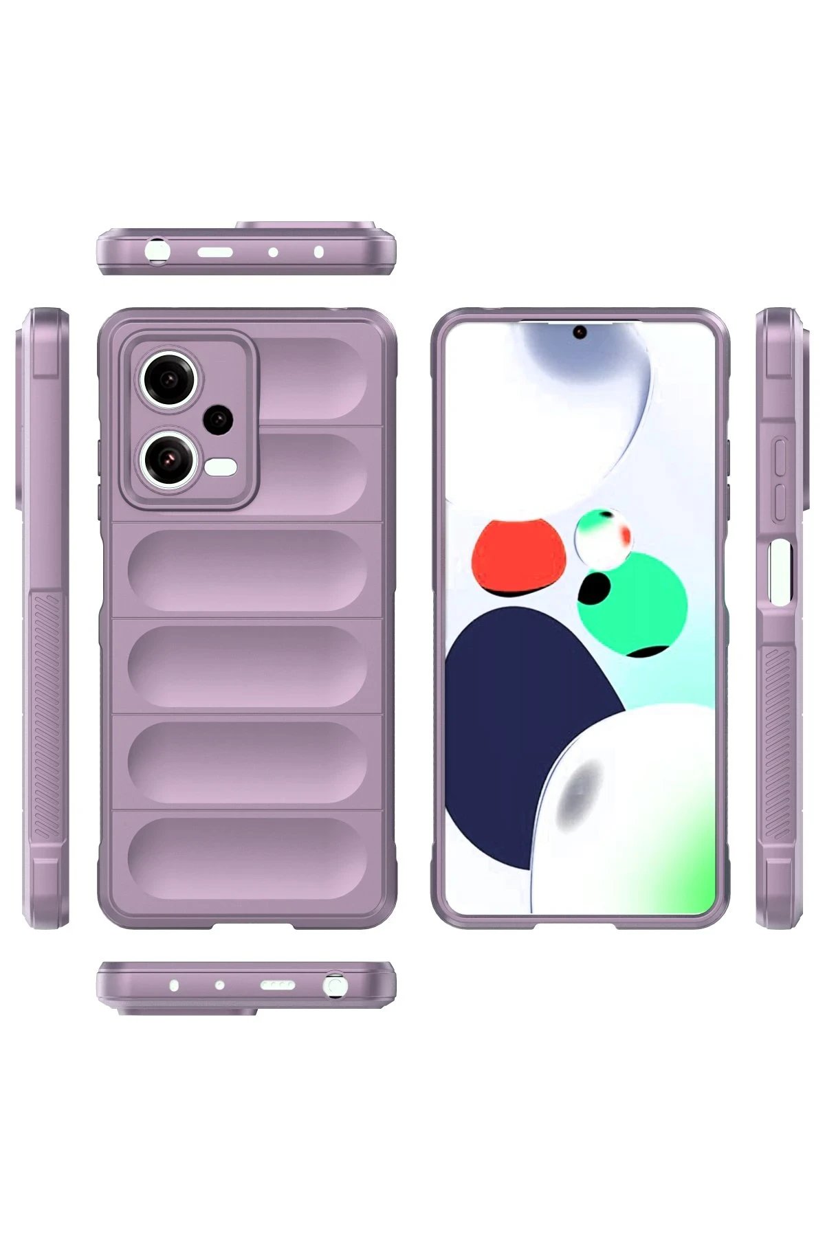 Newface Xiaomi Poco X5 5G Kılıf Optimum Silikon - Mor