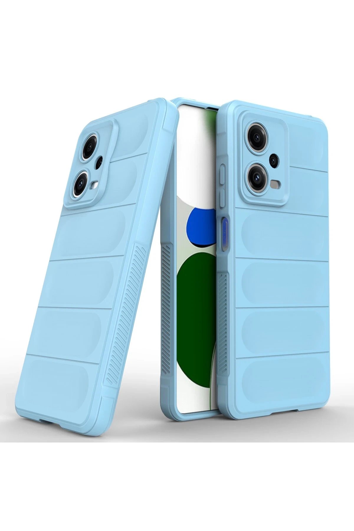 Newface Xiaomi Poco X5 5G Kılıf Optimum Silikon - Sky Blue