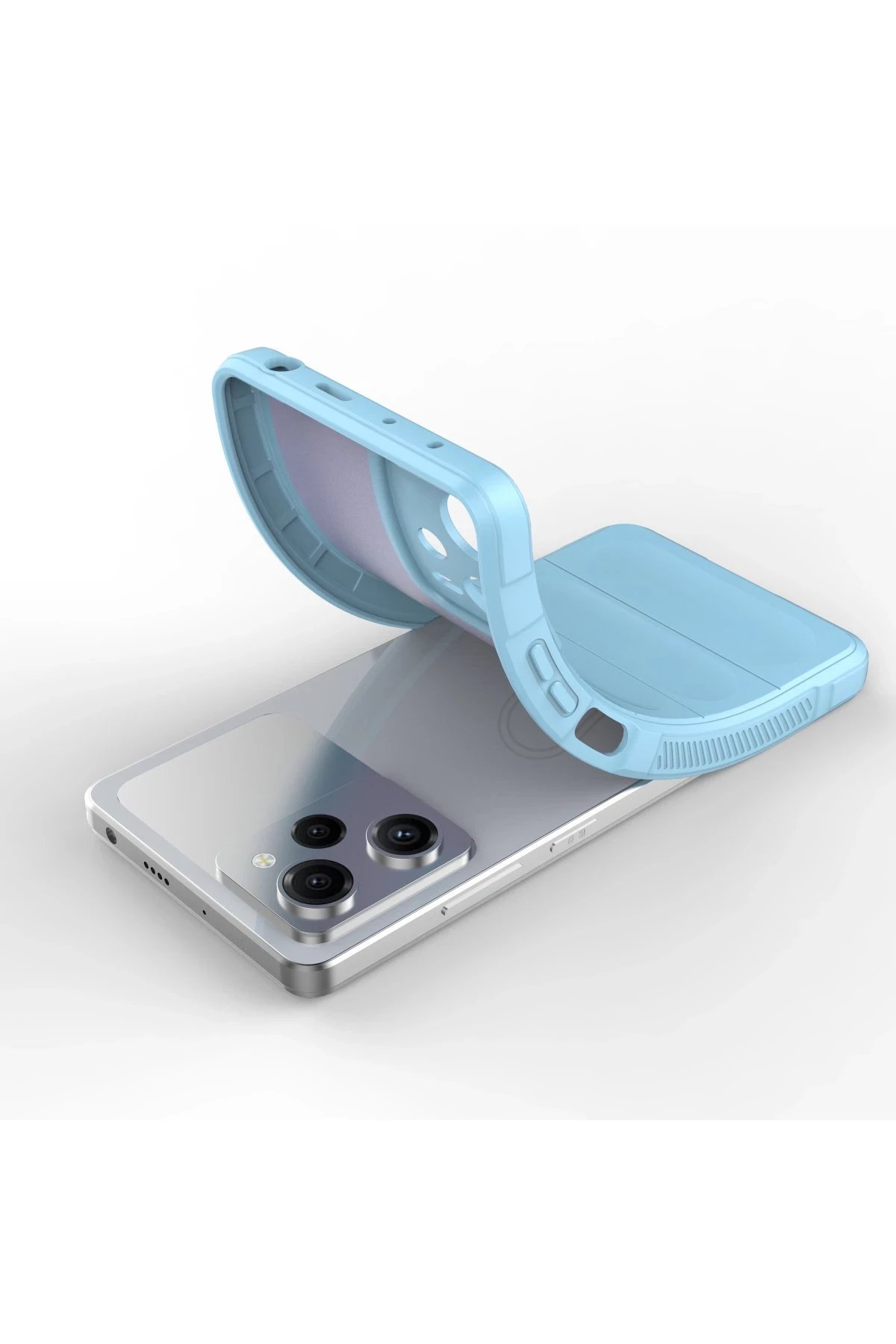 Newface Xiaomi Poco X5 5G Kılıf Optimum Silikon - Sky Blue