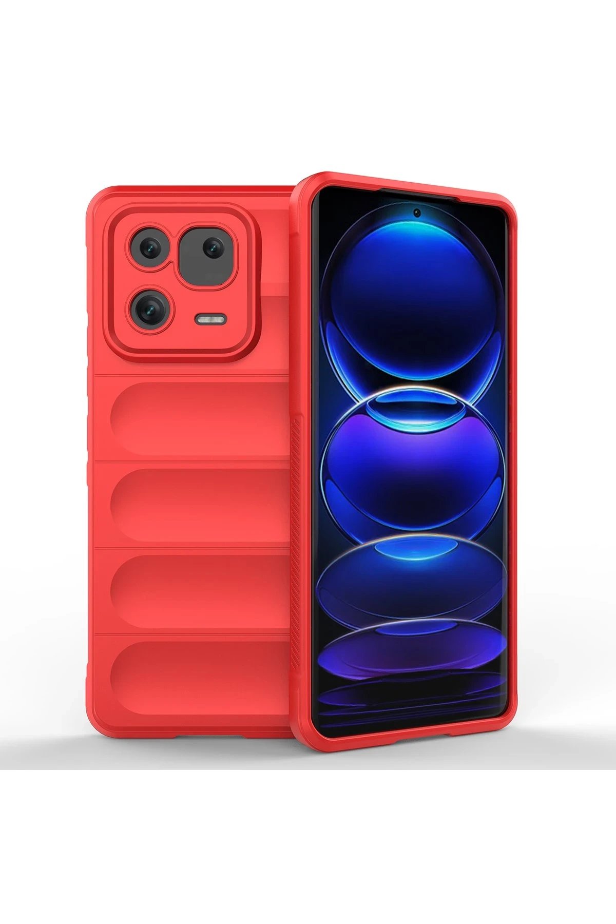 Newface Xiaomi Mi 13 Kılıf Optimum Silikon - Kırmızı