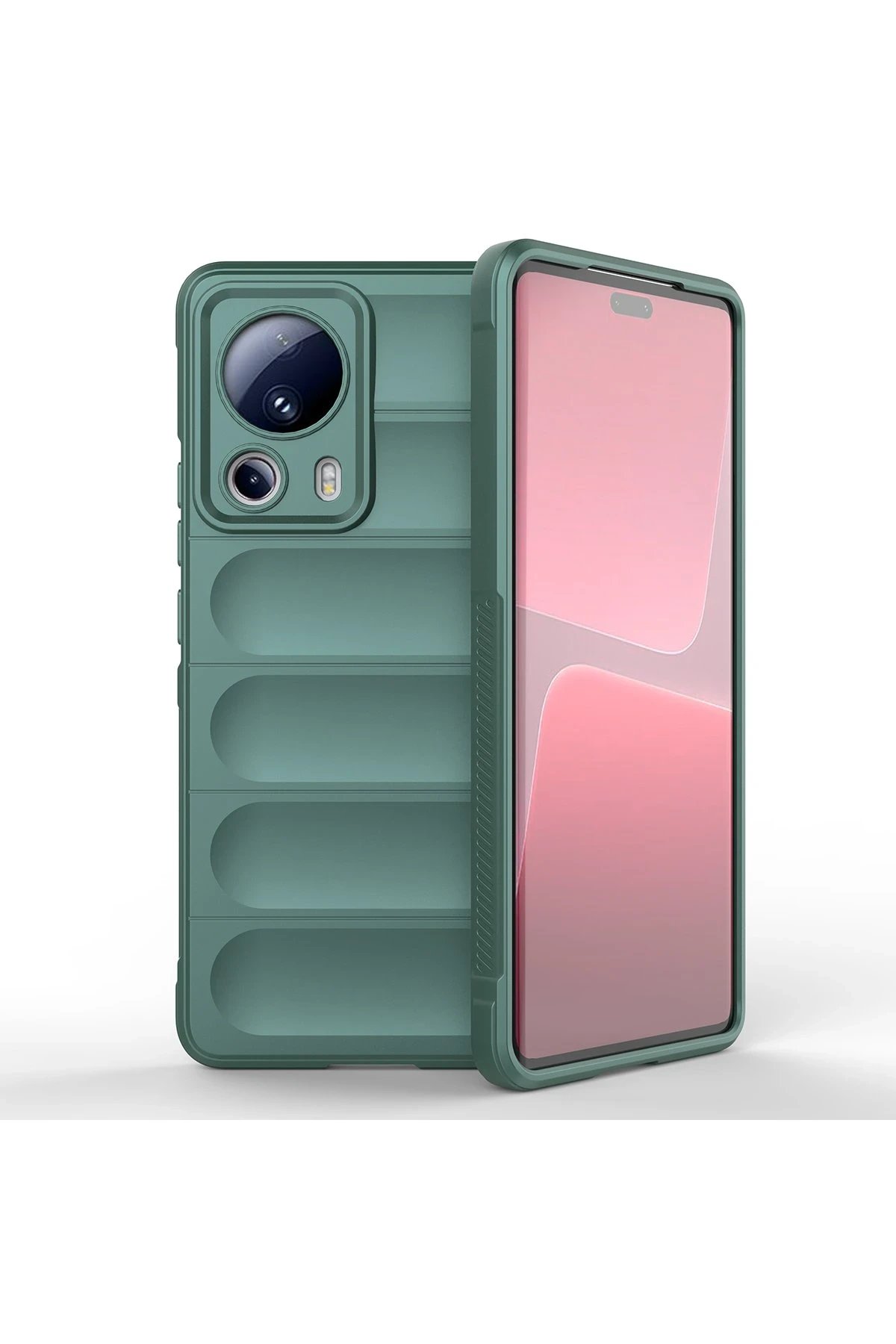 Newface Xiaomi Mi 13 Lite Kılıf Optimum Silikon - Koyu Yeşil