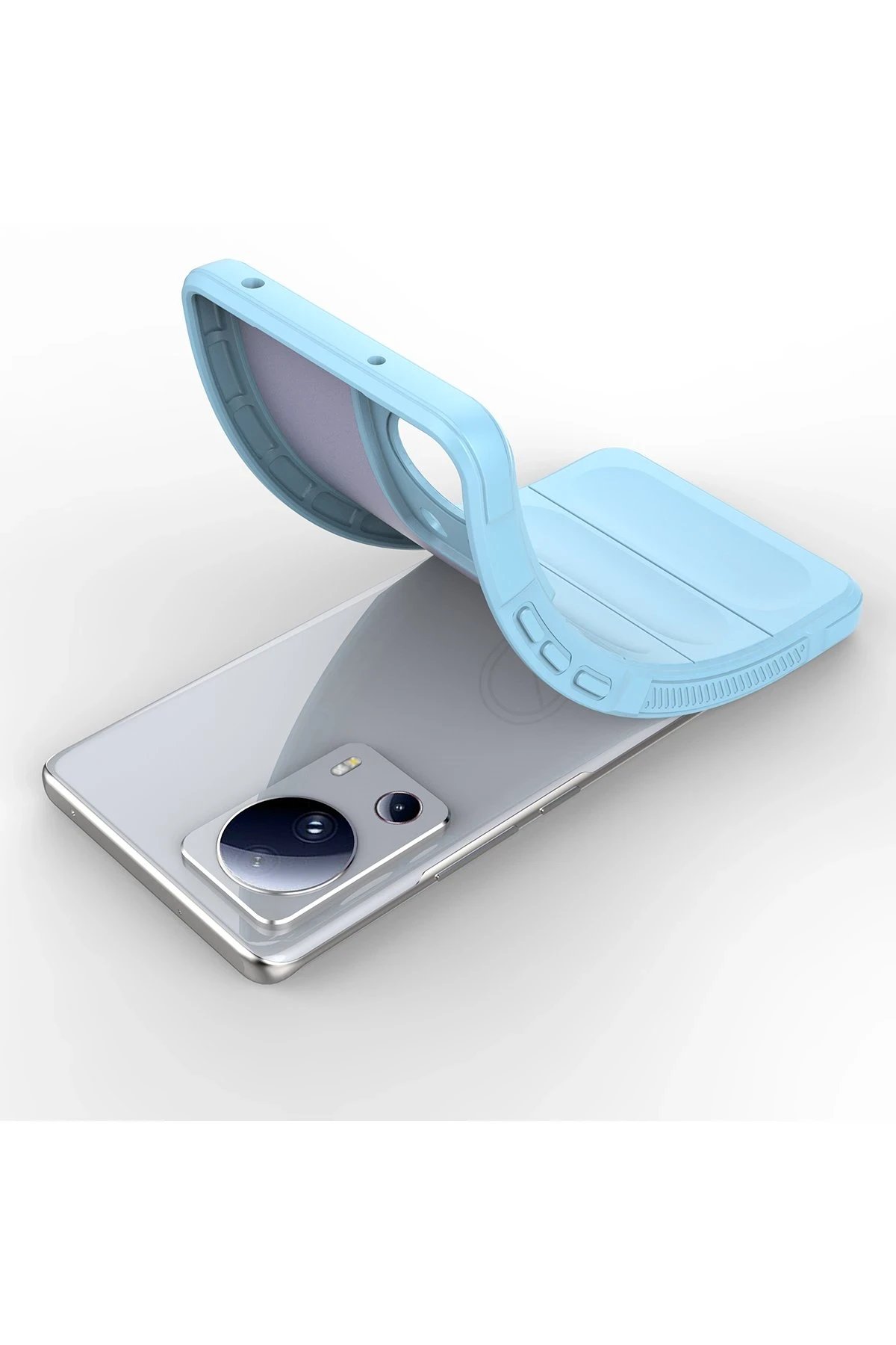 Newface Xiaomi Mi 13 Lite Kılıf Optimum Silikon - Sky Blue