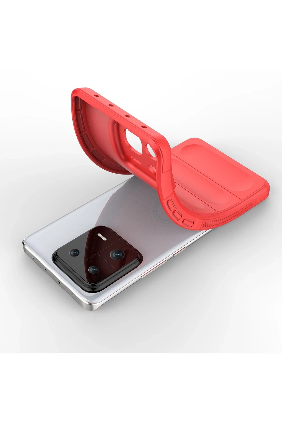 Newface Xiaomi Mi 13 Pro Kılıf Optimum Silikon - Kırmızı