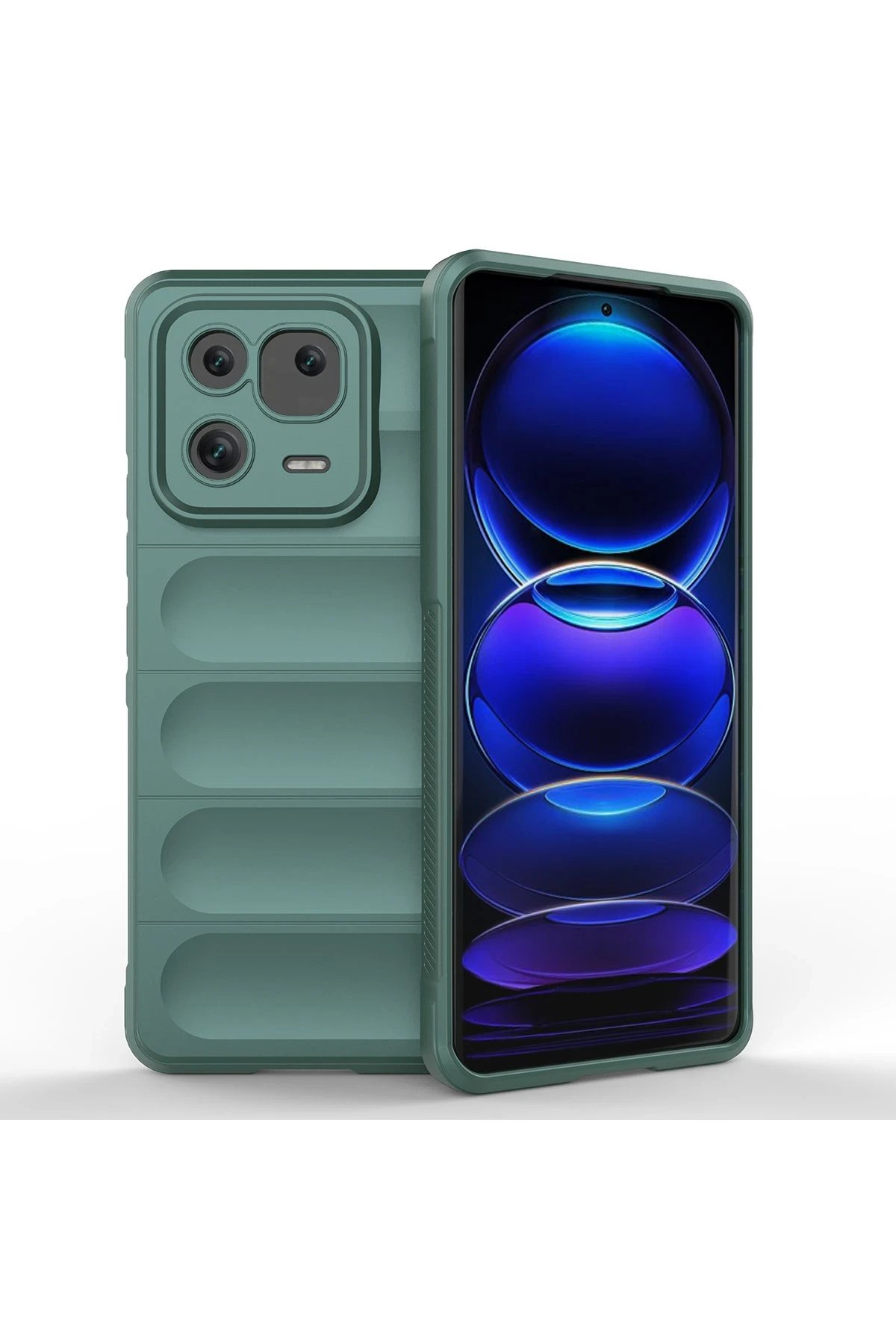 Newface Xiaomi Mi 13 Pro Kılıf Optimum Silikon - Koyu Yeşil