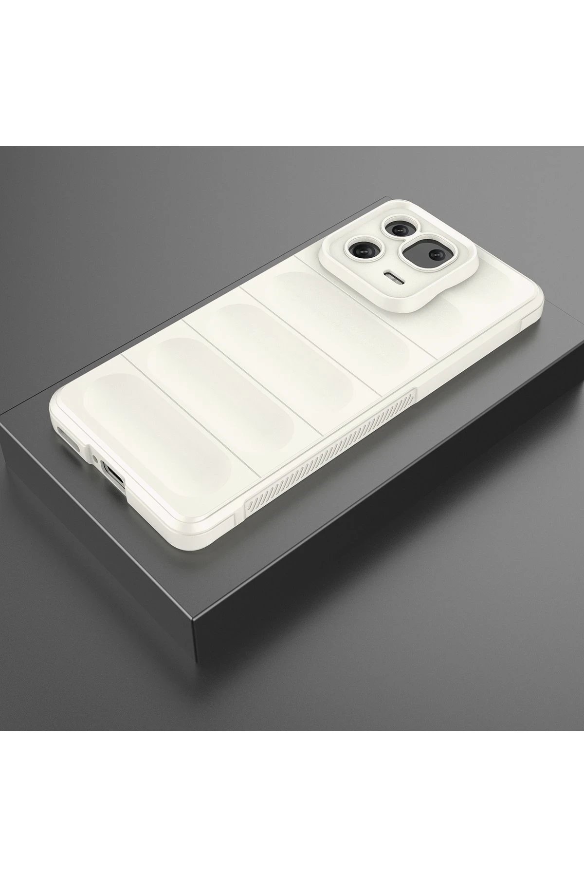 Newface Xiaomi Mi 13 Pro Kılıf Optimum Silikon - Krem