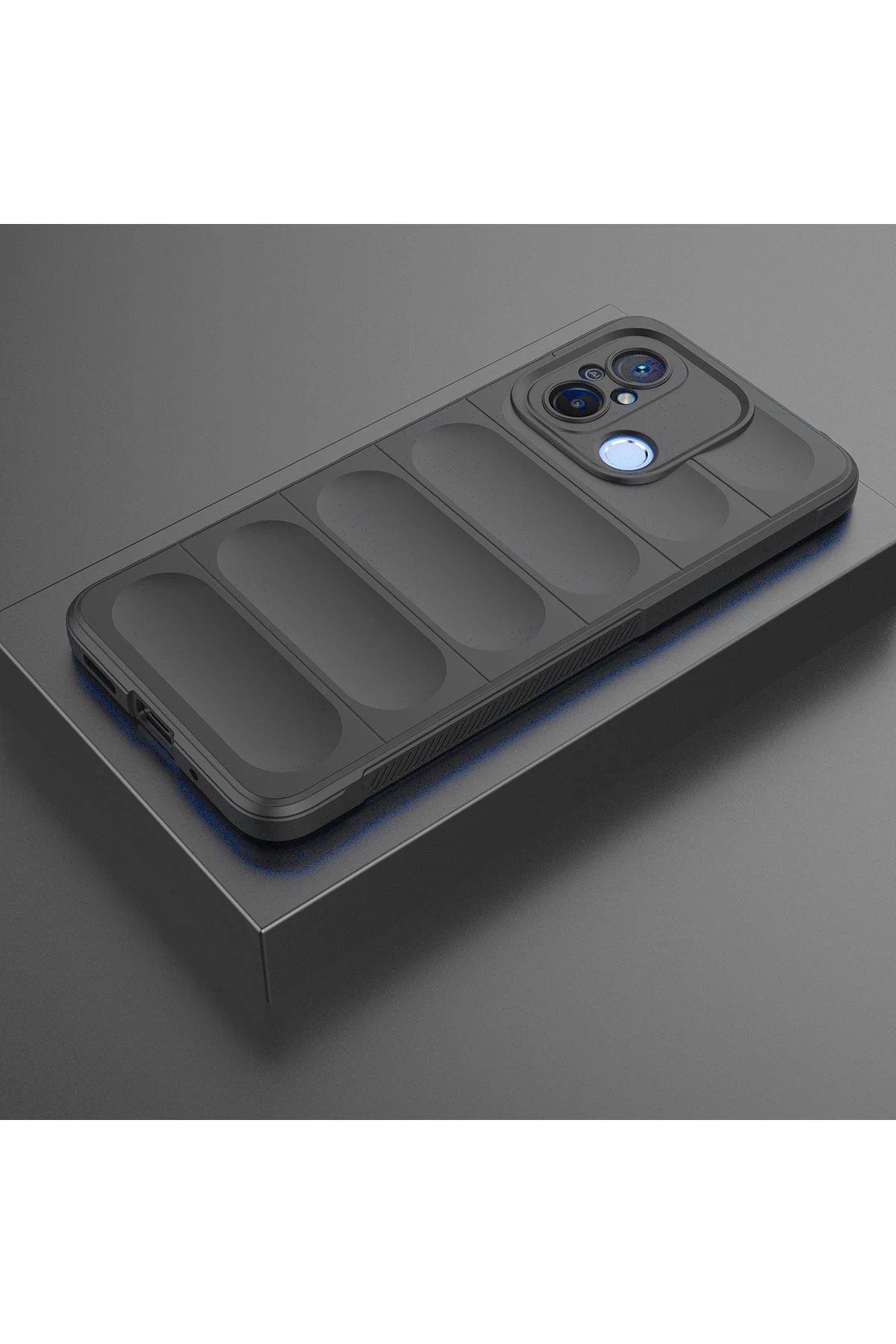 Newface Xiaomi Redmi 12C Kılıf Optimum Silikon - Siyah