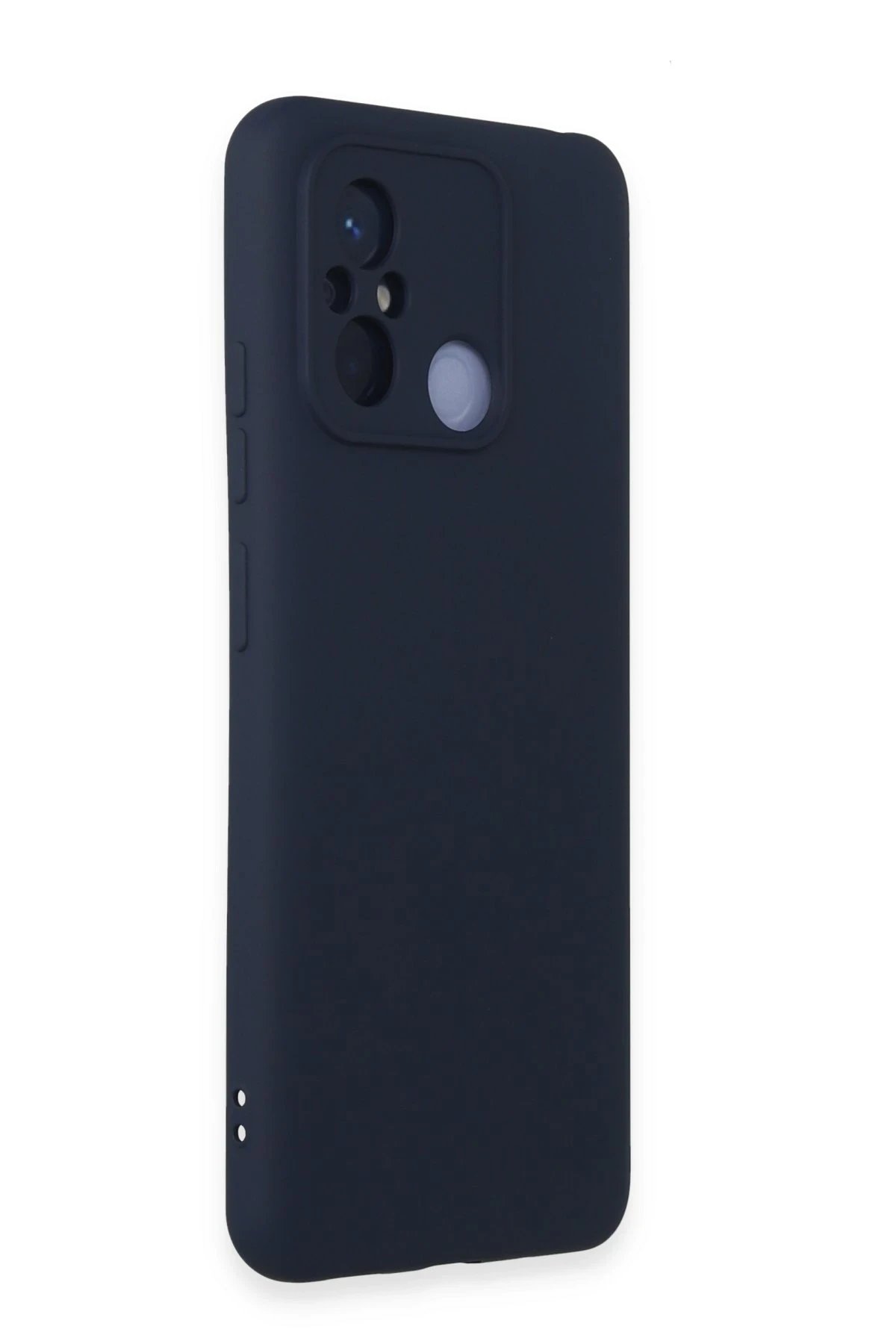 Newface Xiaomi Redmi 12C Kılıf Nano içi Kadife Silikon - Lacivert