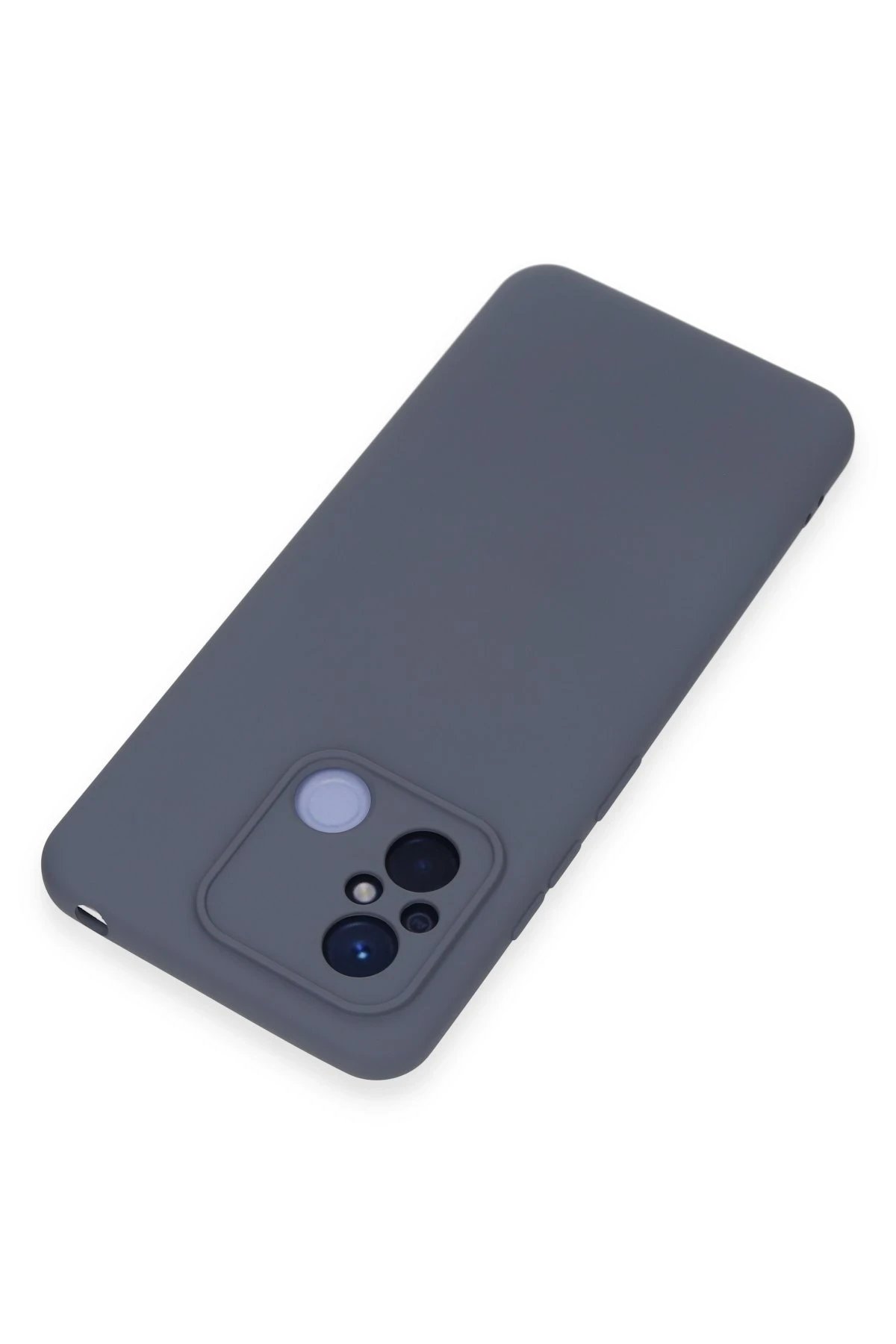 Newface Xiaomi Redmi 12C Kılıf Nano içi Kadife Silikon - Gri