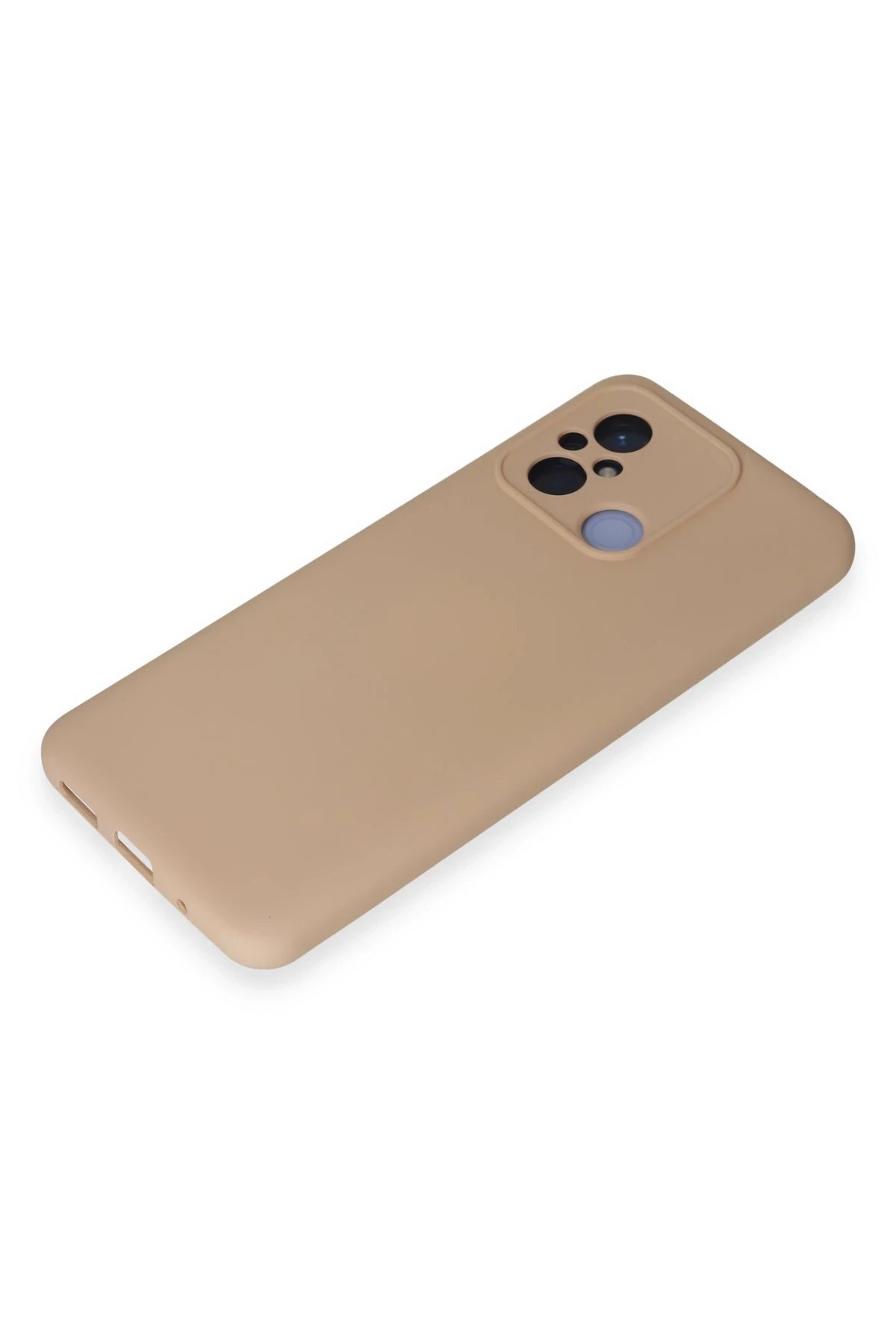 Newface Xiaomi Redmi 12C Kılıf Nano içi Kadife Silikon - Pudra