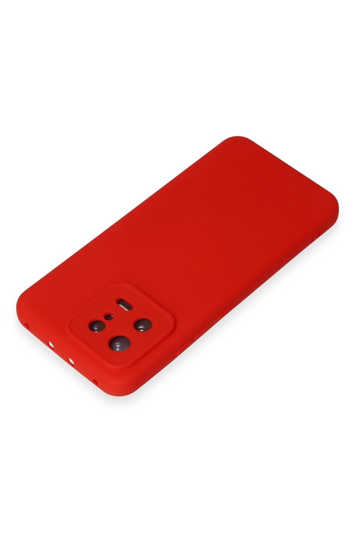 Newface Xiaomi Mi 13 Kılıf Nano içi Kadife Silikon - Kırmızı