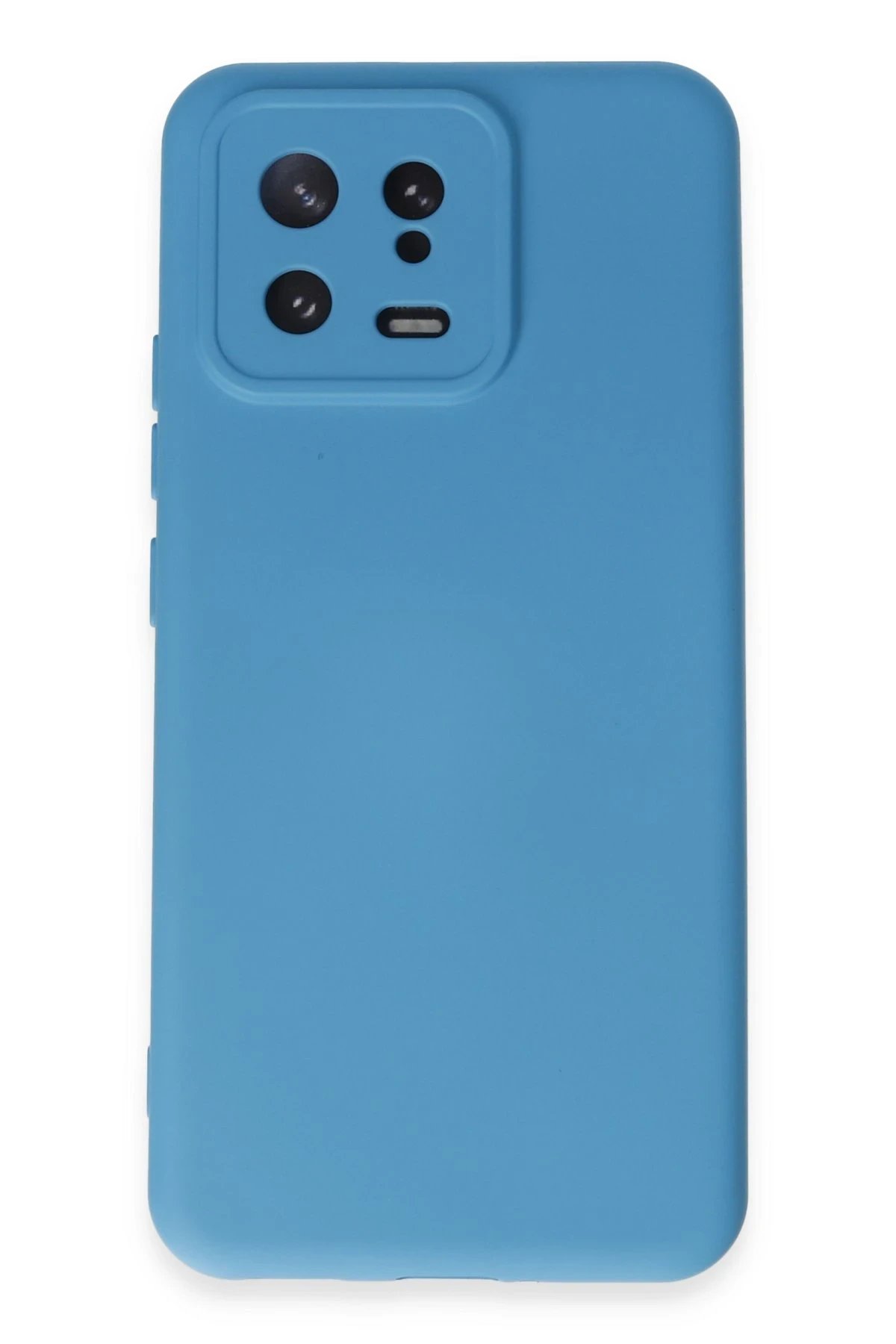 Newface Xiaomi Mi 13 Kılıf Nano içi Kadife Silikon - Mavi