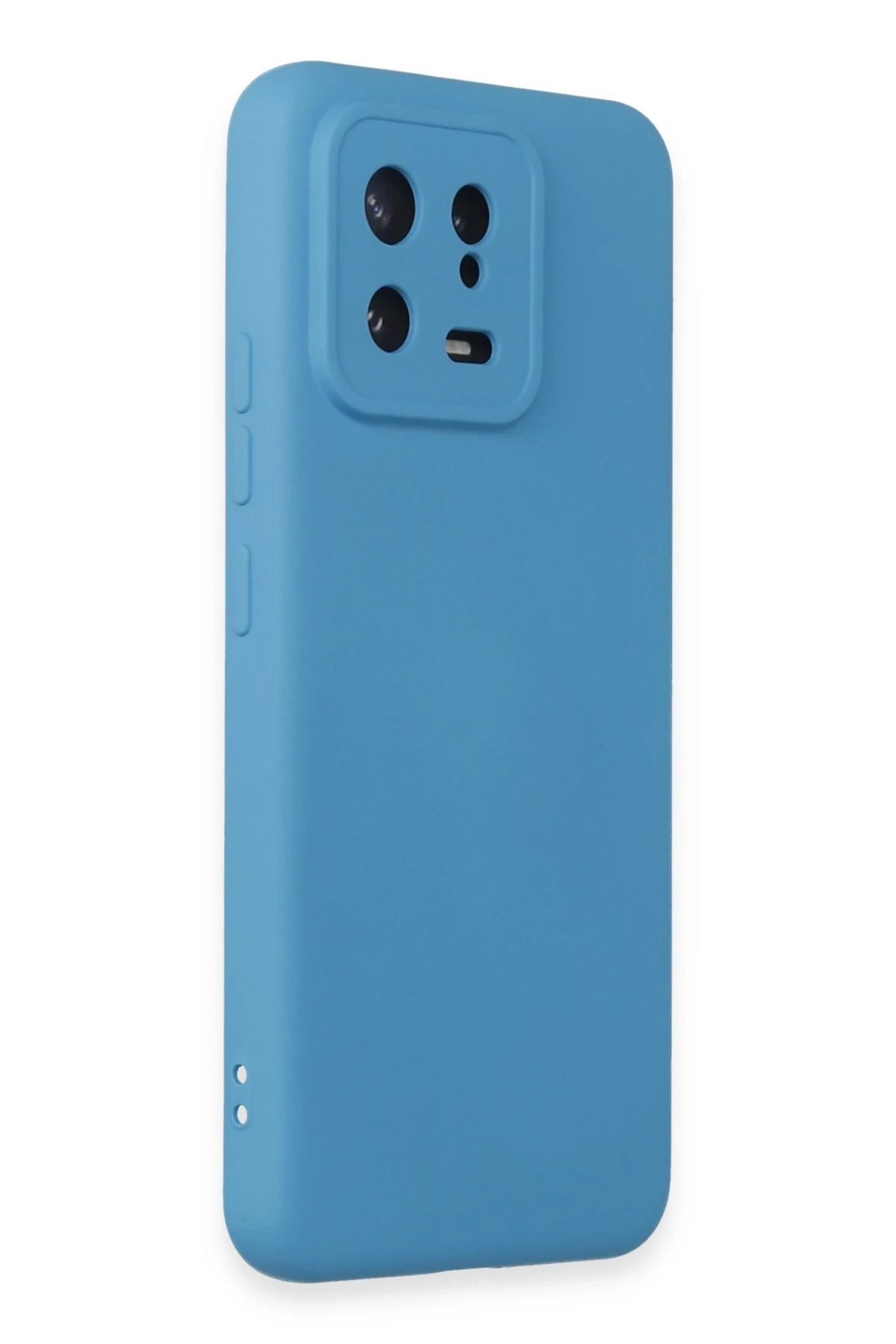 Newface Xiaomi Mi 13 Kılıf Nano içi Kadife Silikon - Mavi