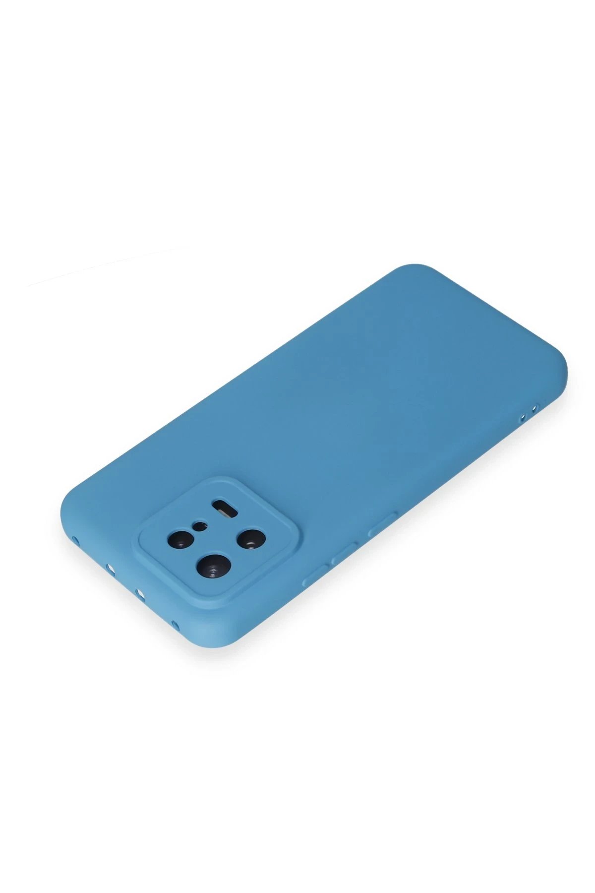 Newface Xiaomi Mi 13 Kılıf Nano içi Kadife Silikon - Mavi