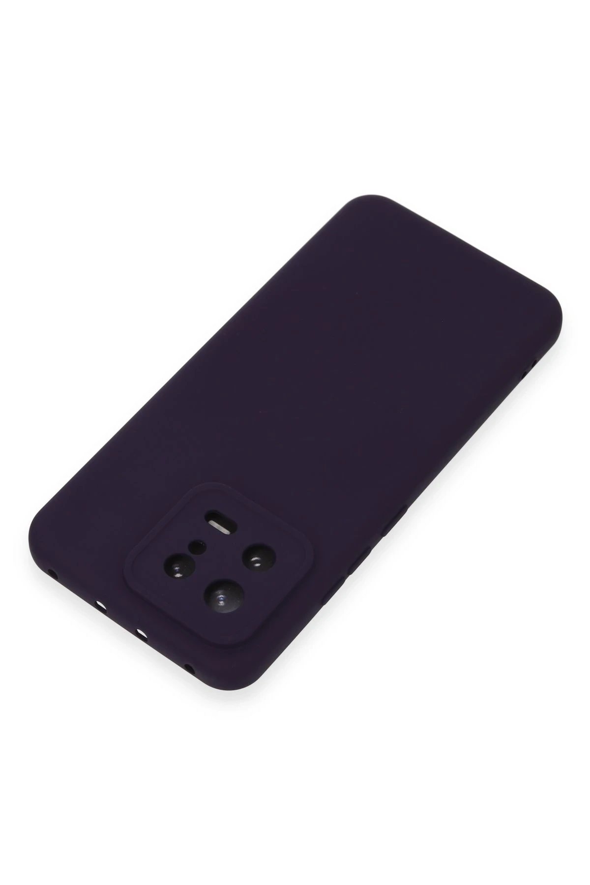 Newface Xiaomi Mi 13 Kılıf Nano içi Kadife Silikon - Mor