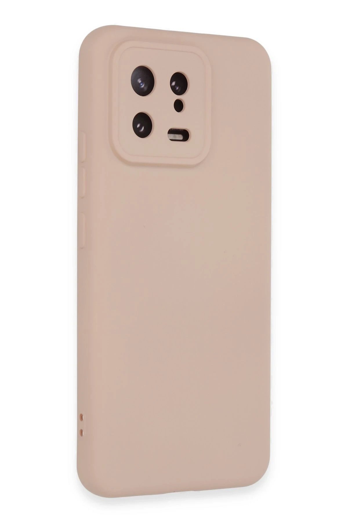 Newface Xiaomi Mi 13 Kılıf Nano içi Kadife Silikon - Pudra