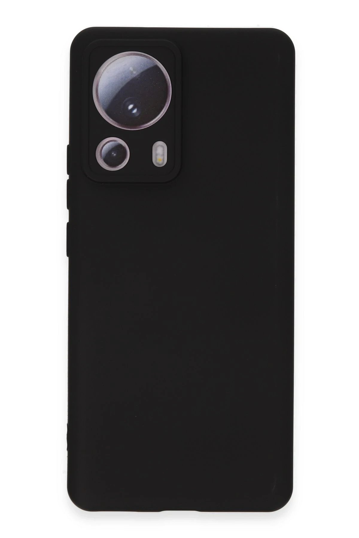 Newface Xiaomi Mi 13 Lite Kılıf Nano içi Kadife Silikon - Siyah