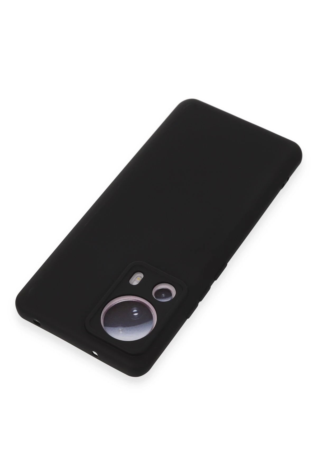 Newface Xiaomi Mi 13 Lite Kılıf Nano içi Kadife Silikon - Siyah