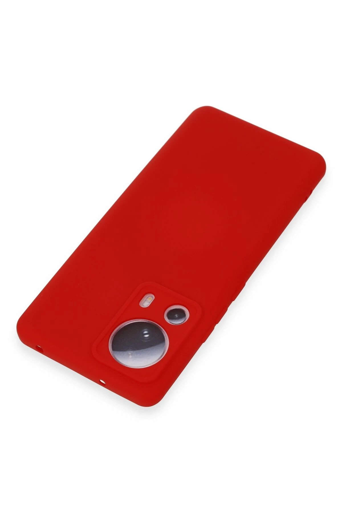 Newface Xiaomi Mi 13 Lite Kılıf Nano içi Kadife Silikon - Kırmızı