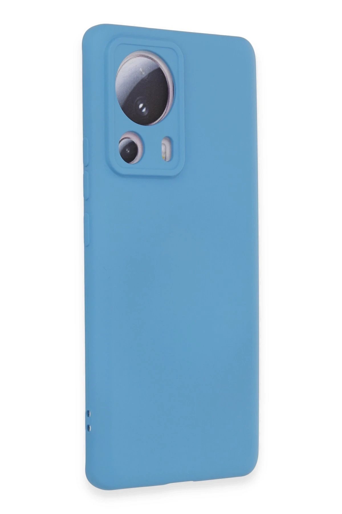 Newface Xiaomi Mi 13 Lite Kılıf Nano içi Kadife Silikon - Mavi